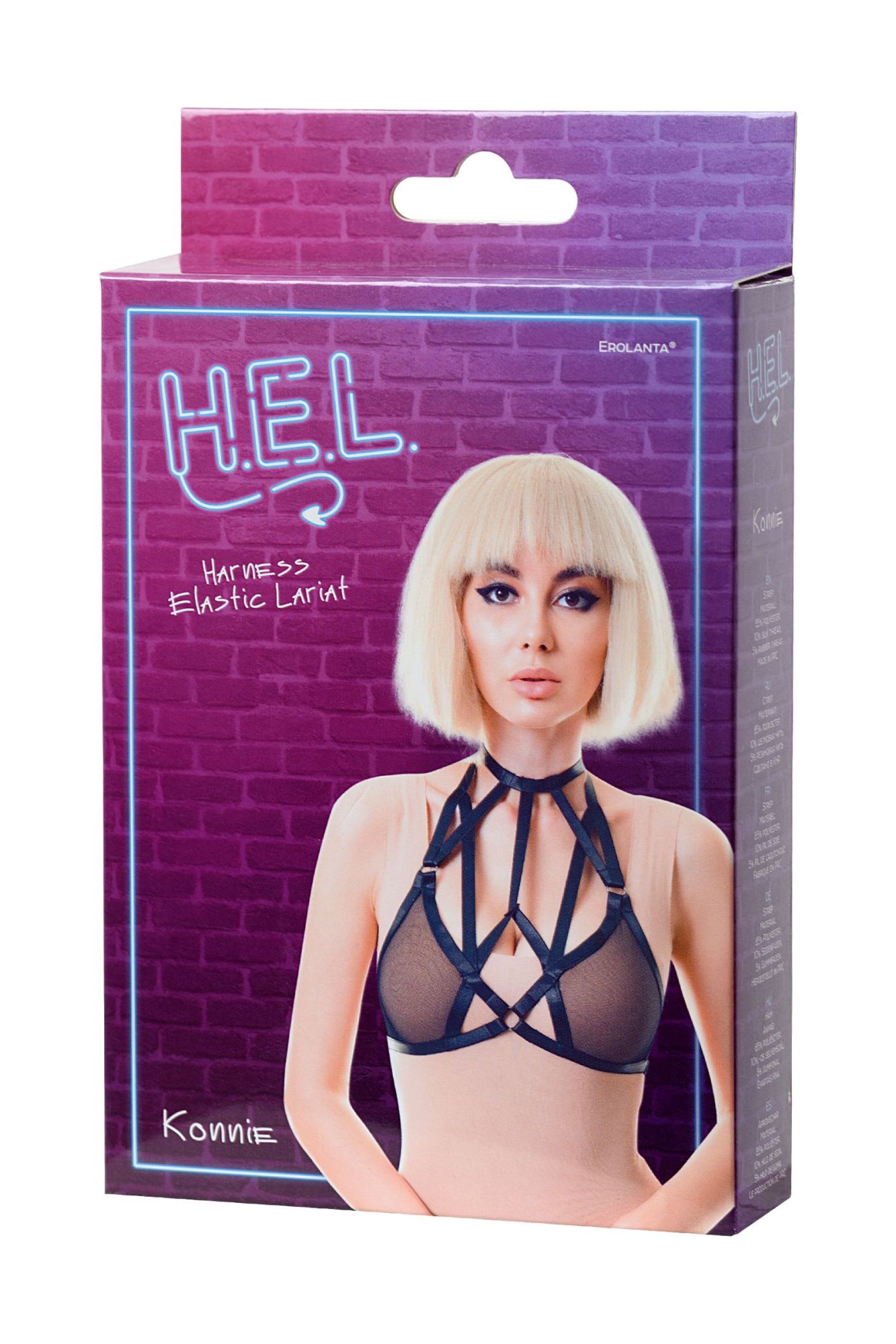 Эротическое стреп h.e.l. konnie, текстиль, черный, os в Севастополе