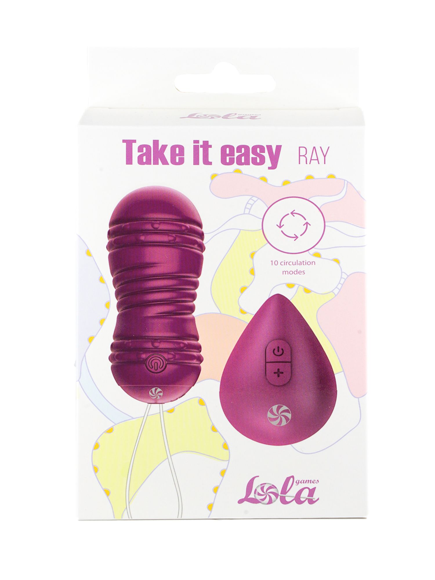 виброшарики с циркуляцией на пульте управления take it easy ray purple 9021-11lola в Севастополе
