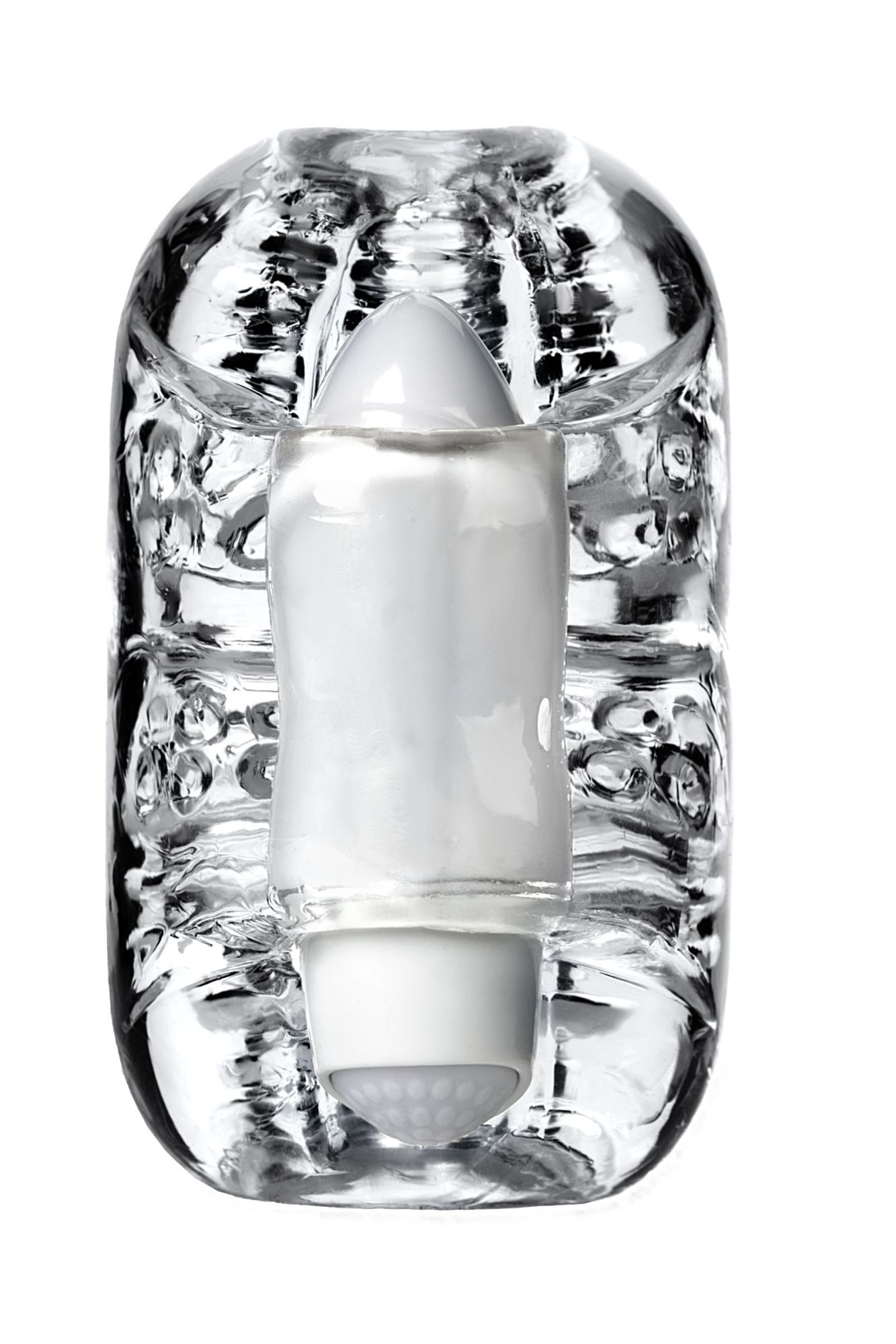 мастурбатор нереалистичный lingam by toyfa khani, tpe, прозрачный, 9 см в Севастополе