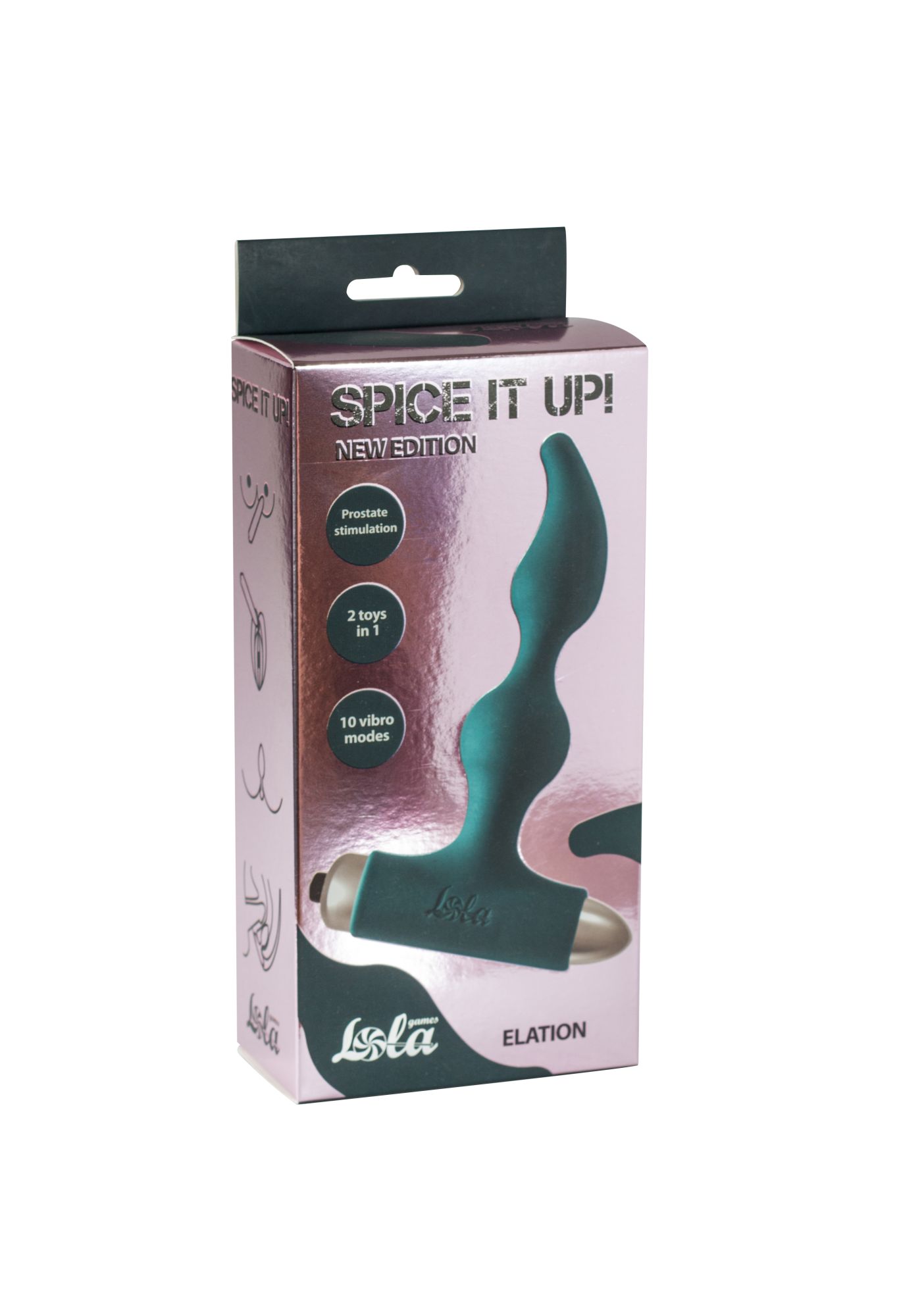 анальная пробка с вибрацией spice it up new edition elation dark green 8018-02lola в Севастополе
