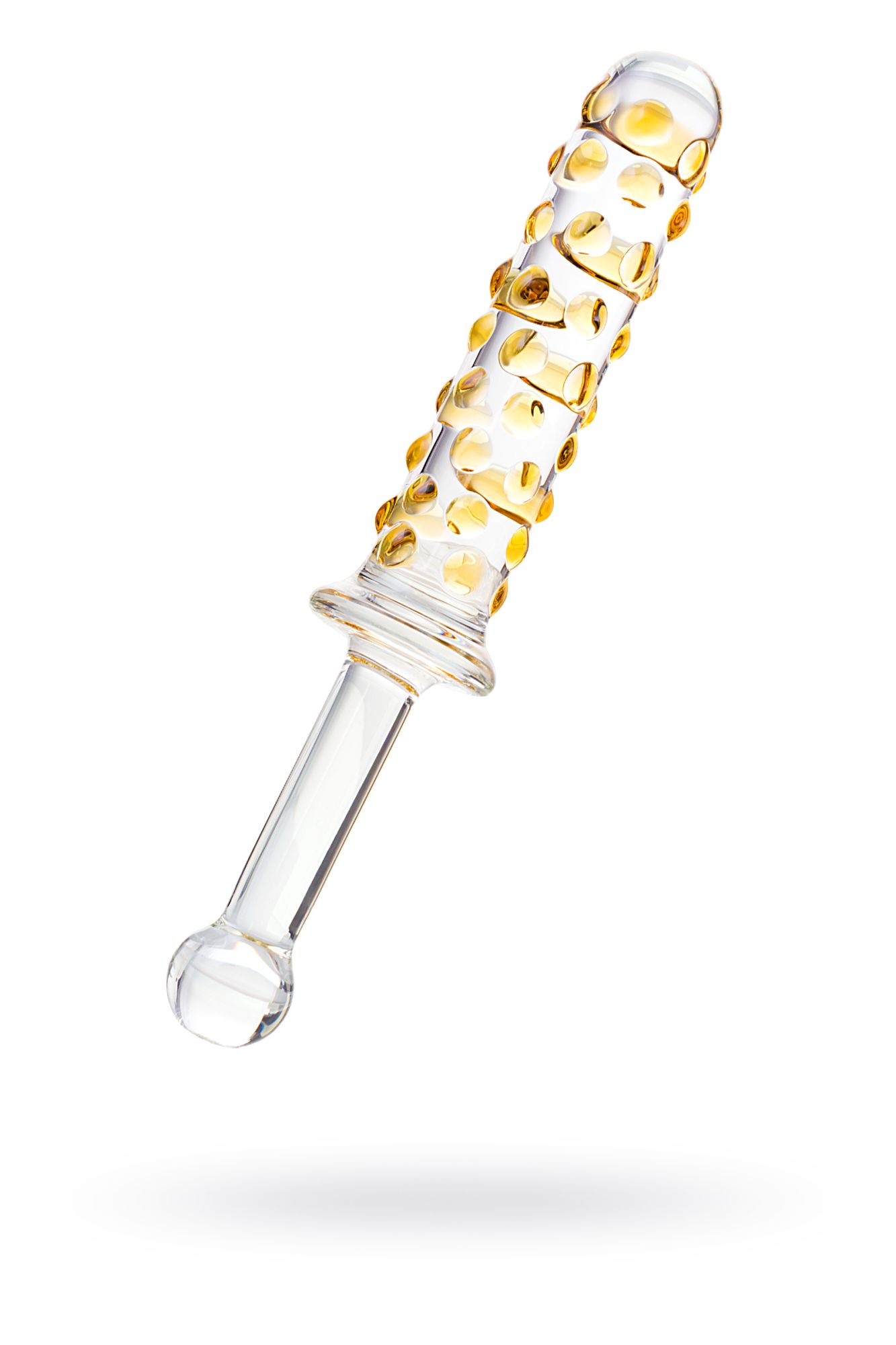 двусторонний фаллоимитатор sexus glass, стекло, прозрачный, 25 см в Севастополе