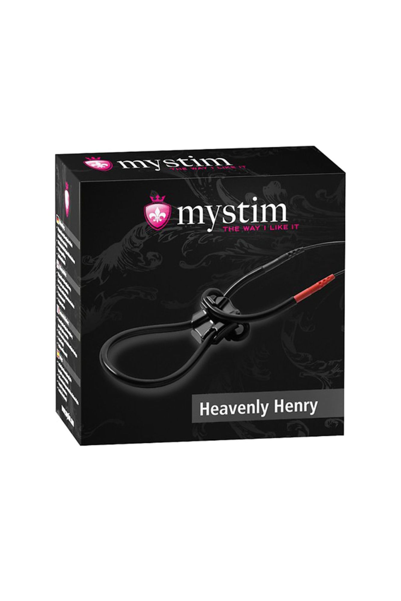 лассо для пениса mystim heavenly henry , электростимуляция, силикон, черный, 36 см в Севастополе