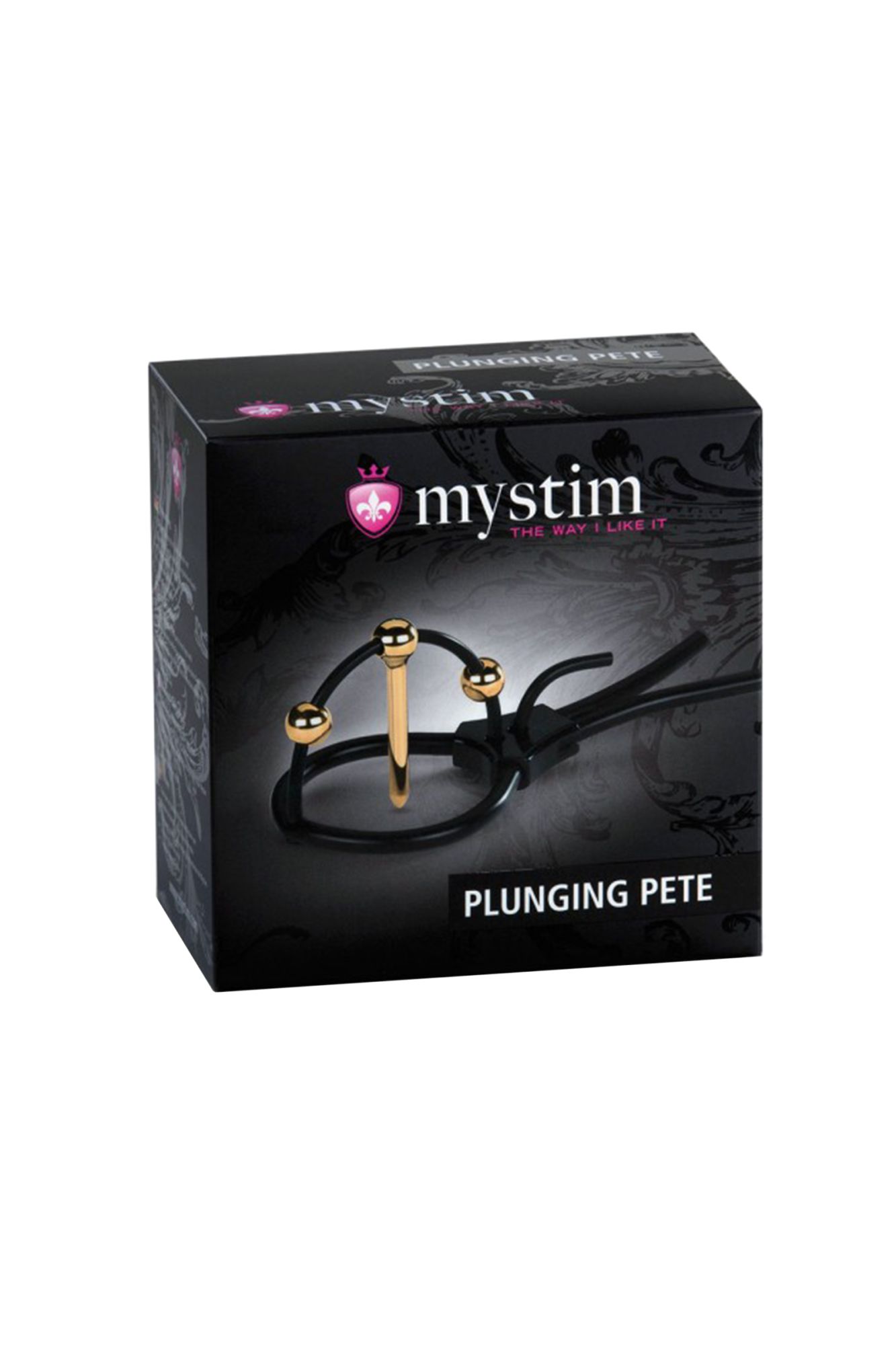 электросбруя mystim plunging pete, силикон, черный, 14 см в Севастополе