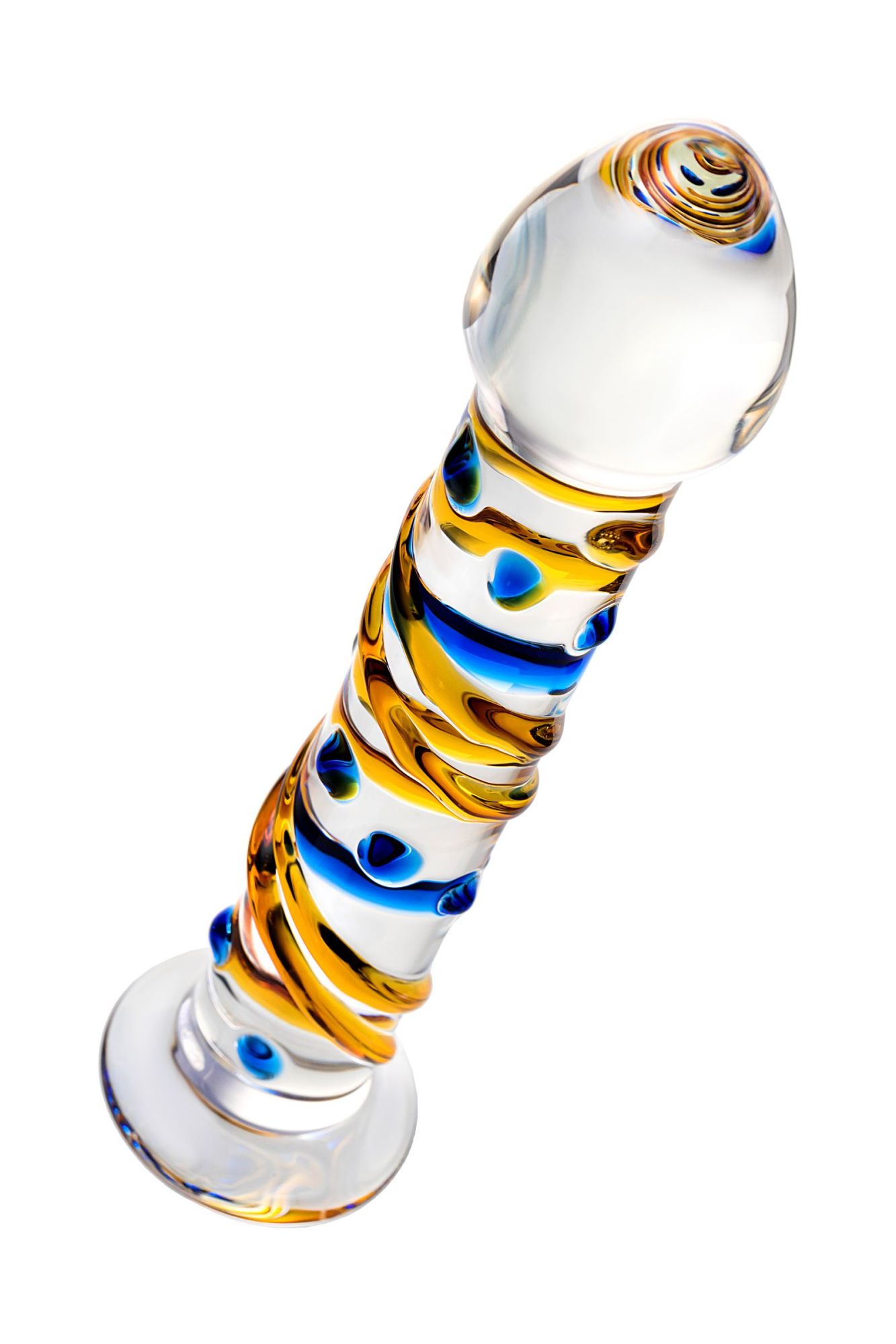 нереалистичный фаллоимитатор sexus glass, стекло, прозрачный, 17,5 см в Севастополе
