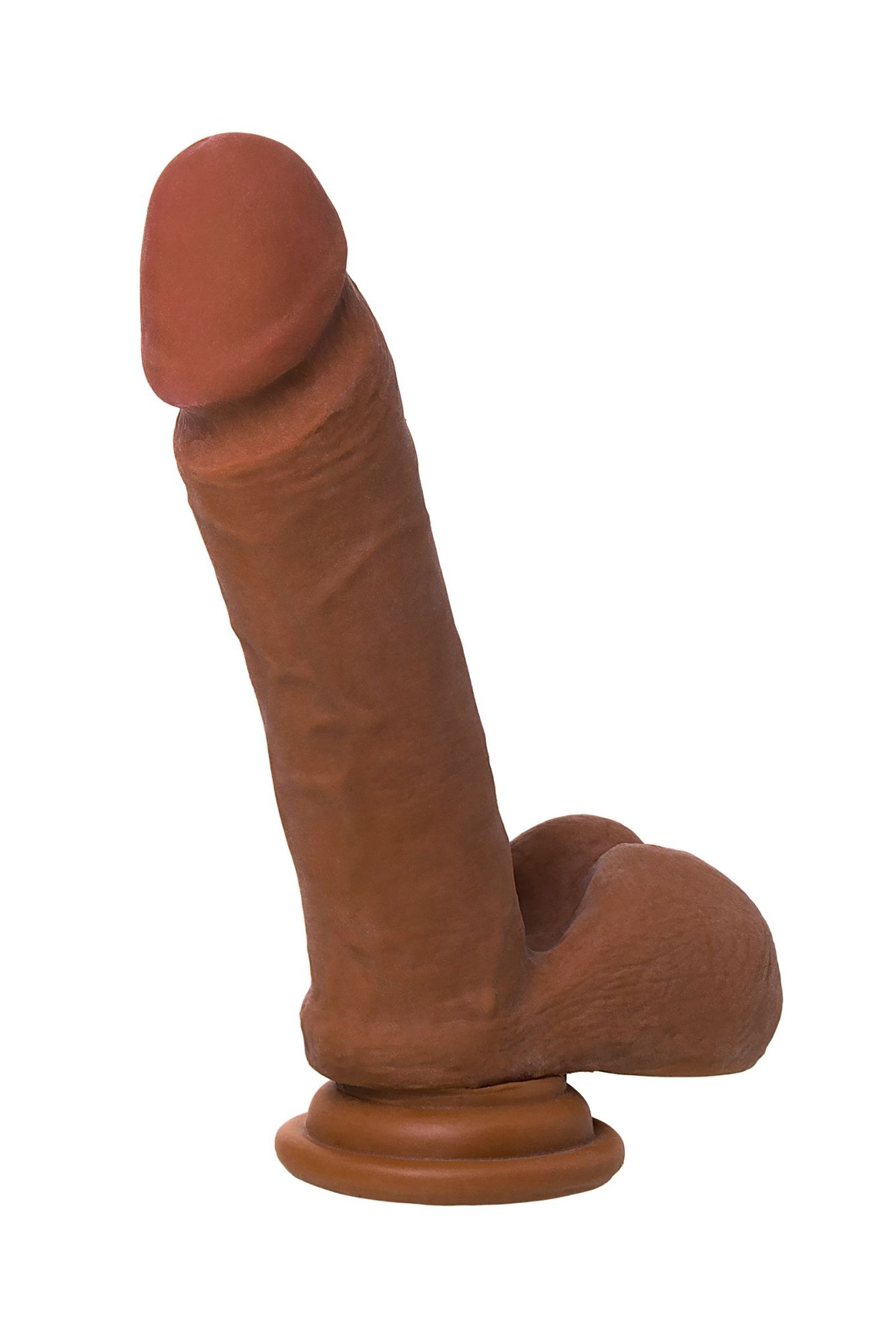 реалистичный фаллоимитатор toyfa realstick elite mulatto, коричневый, 16 см в Севастополе