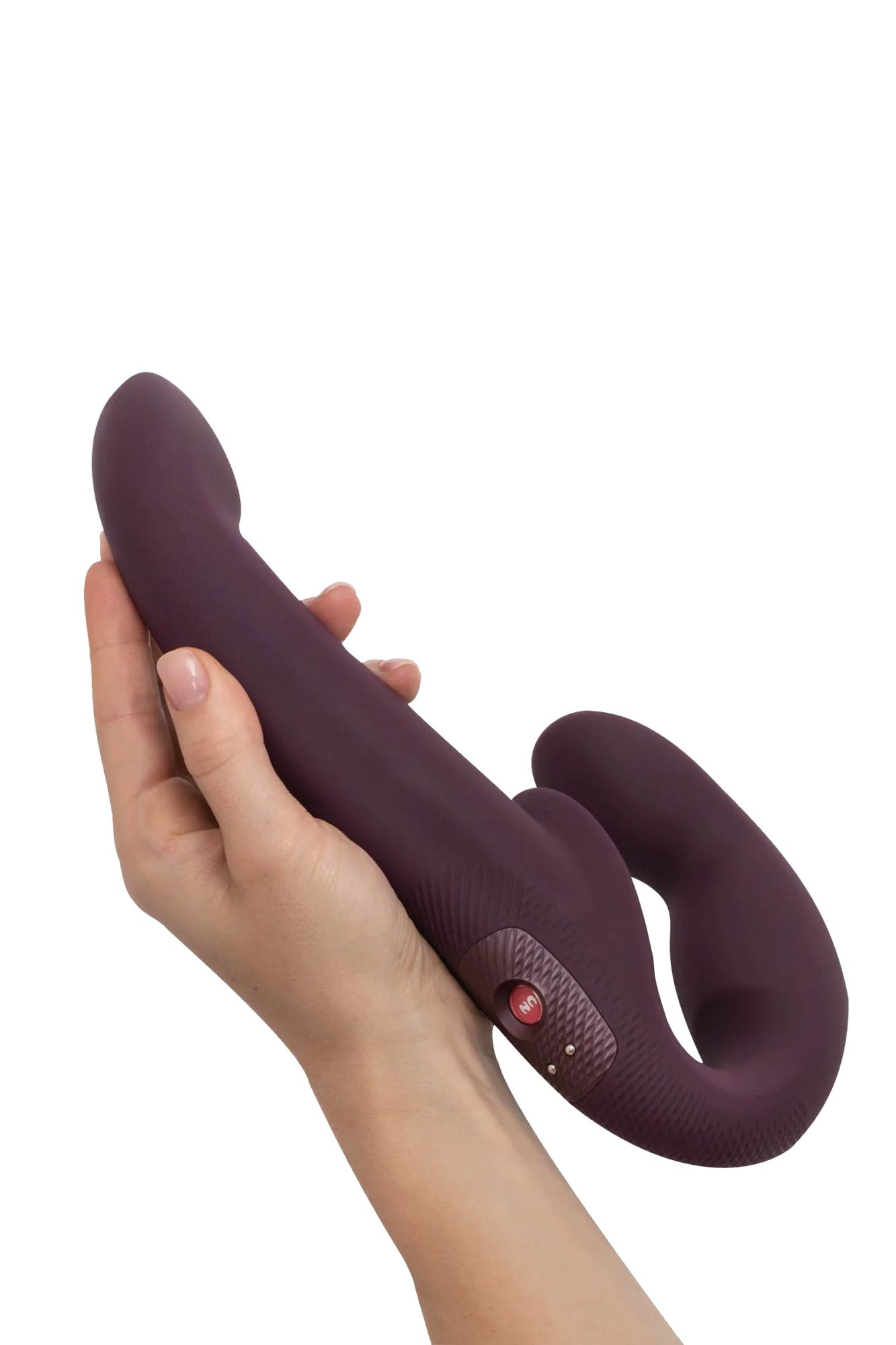 анатомический безремневой страпон fun factory share vibe pro , силикон, бордовый в Севастополе
