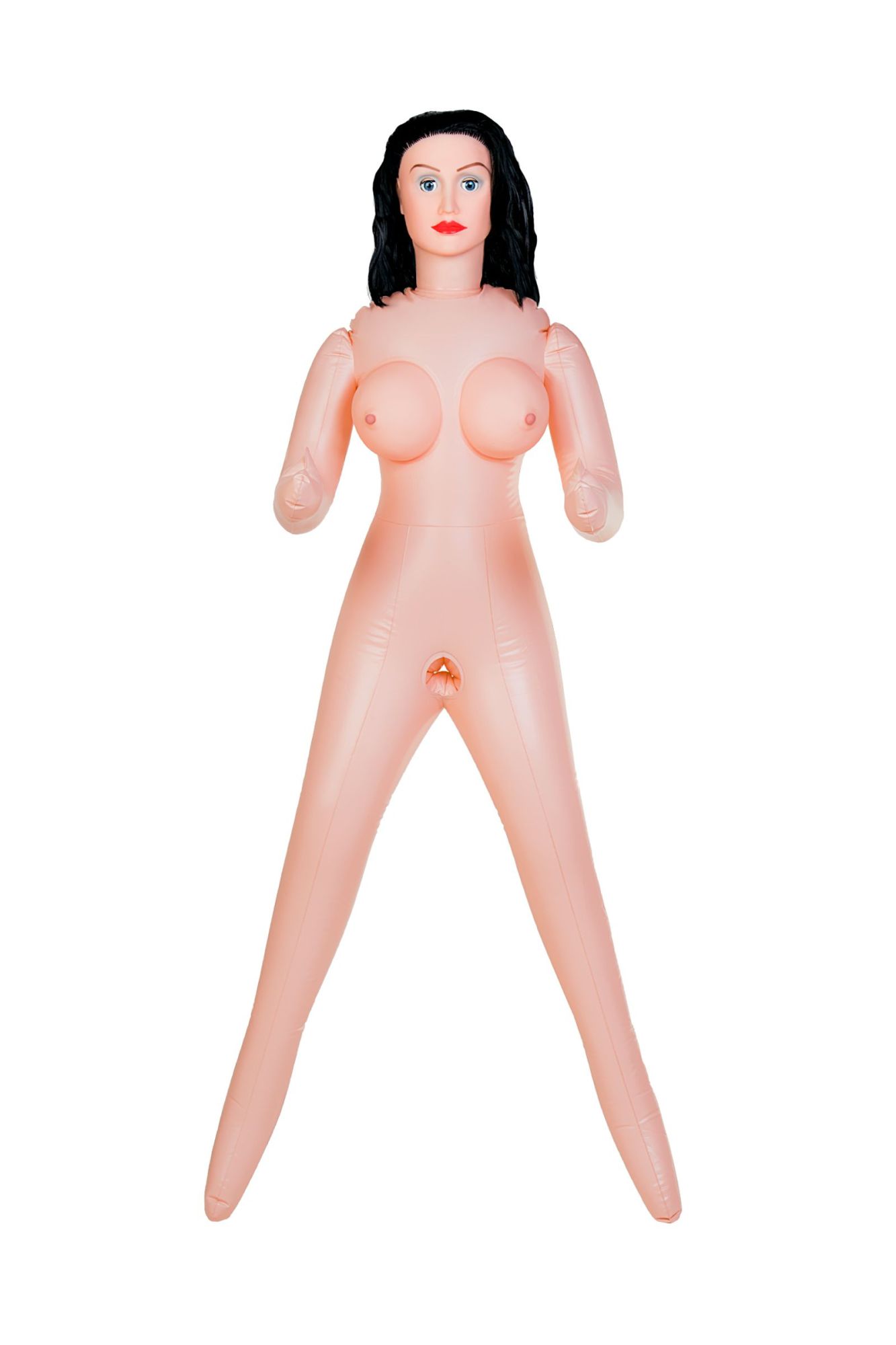кукла надувная dolls-x by toyfa kaylee с реалистичной головой, брюнетка, кибер вставка вагина – анус в Севастополе
