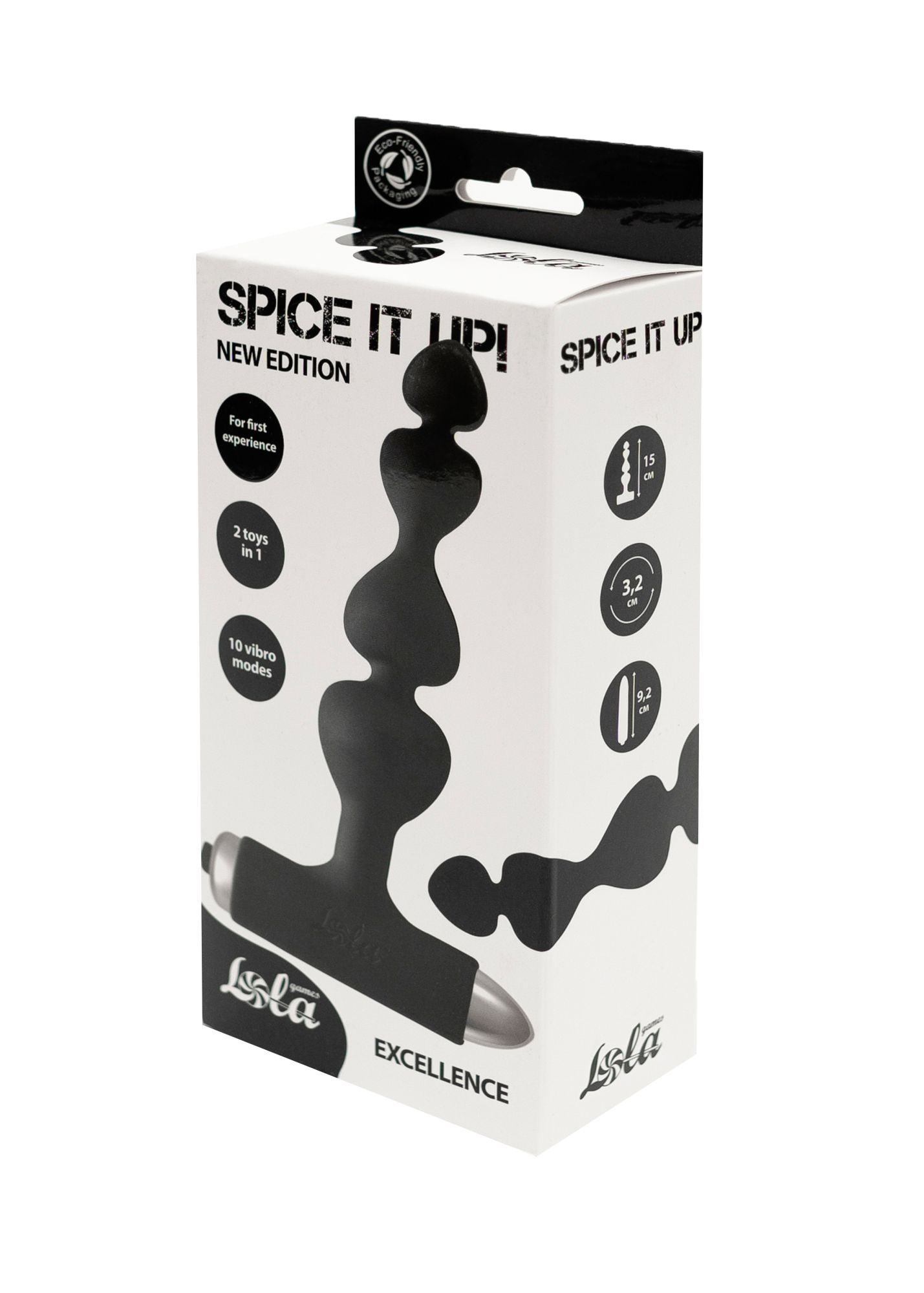 анальная пробка с вибрацией spice it up new edition excellence black 8016-01lola в Севастополе