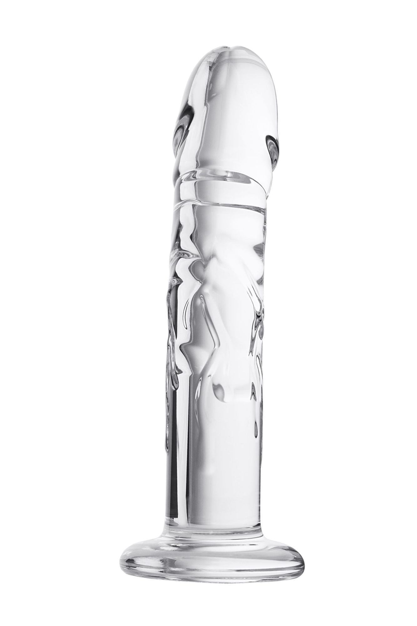нереалистичный фаллоимитатор sexus glass, стекло, прозрачный, 19,5 см в Севастополе