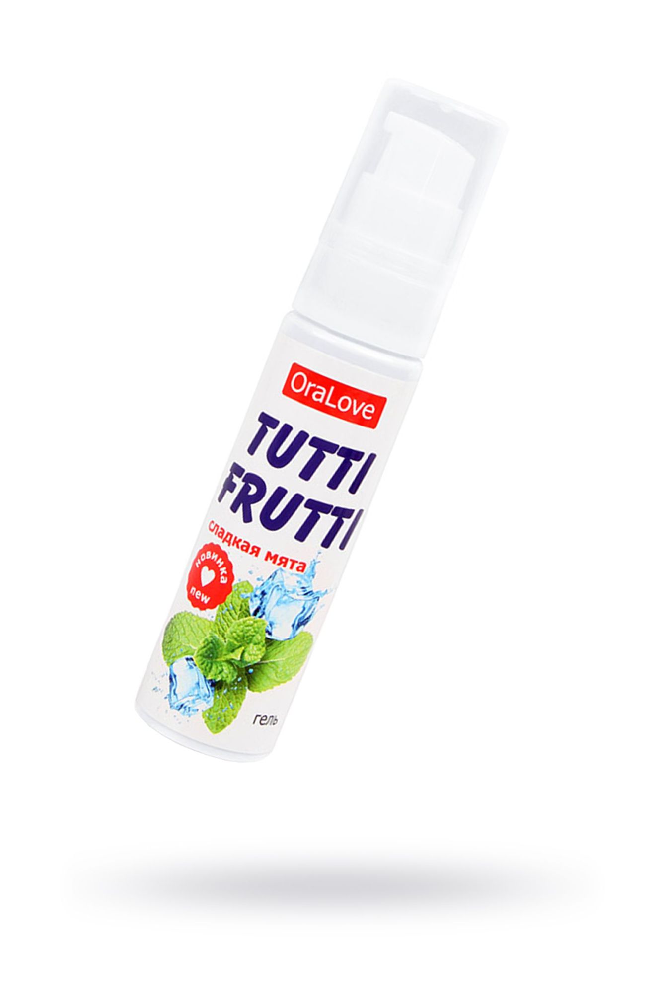 съедобная гель-смазка tutti-frutti для орального секса со вкусом сладкой мяты 30г в Севастополе