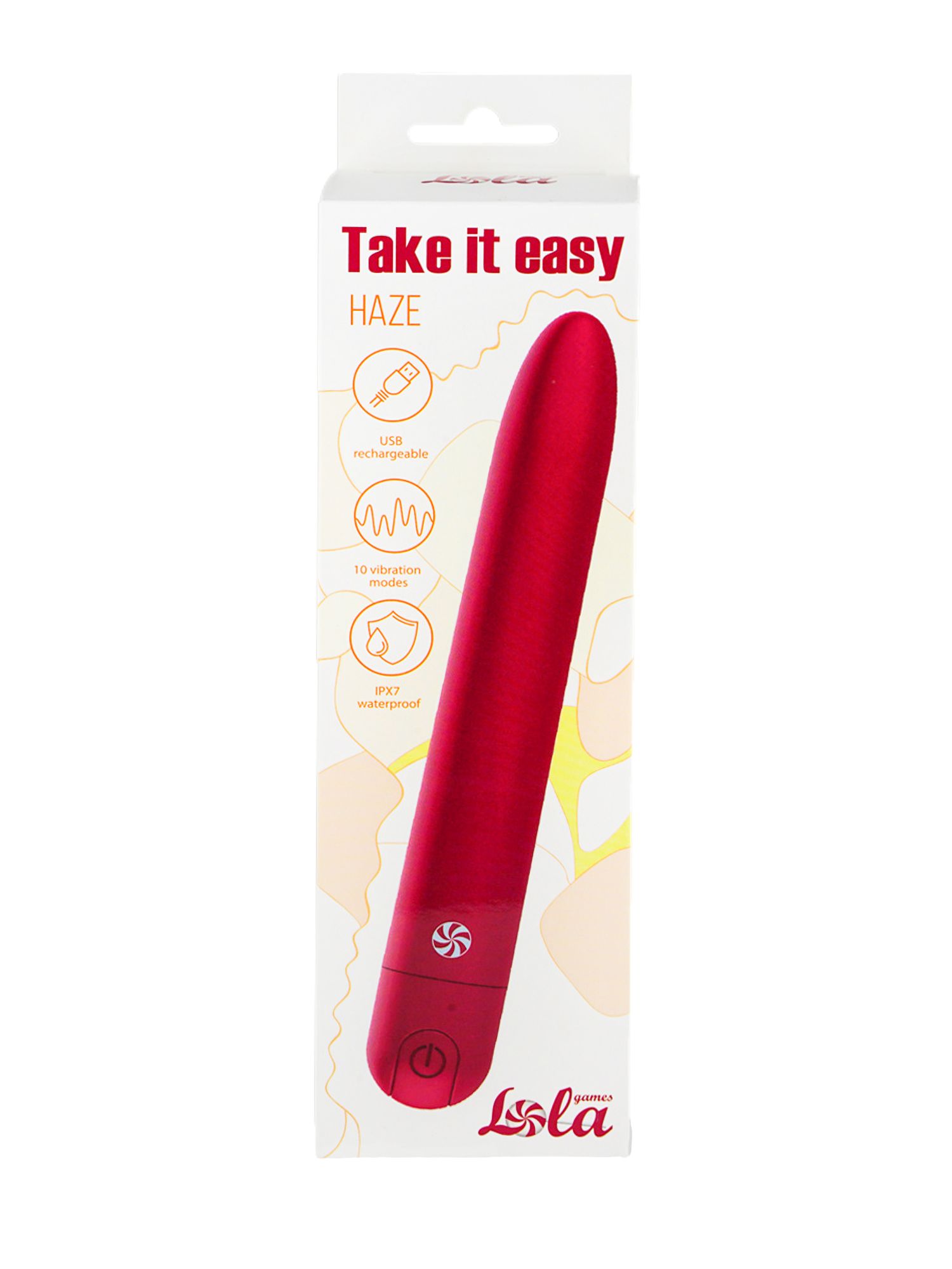 перезаряжаемый вибратор take it easy haze wine red 9025-03lola в Севастополе