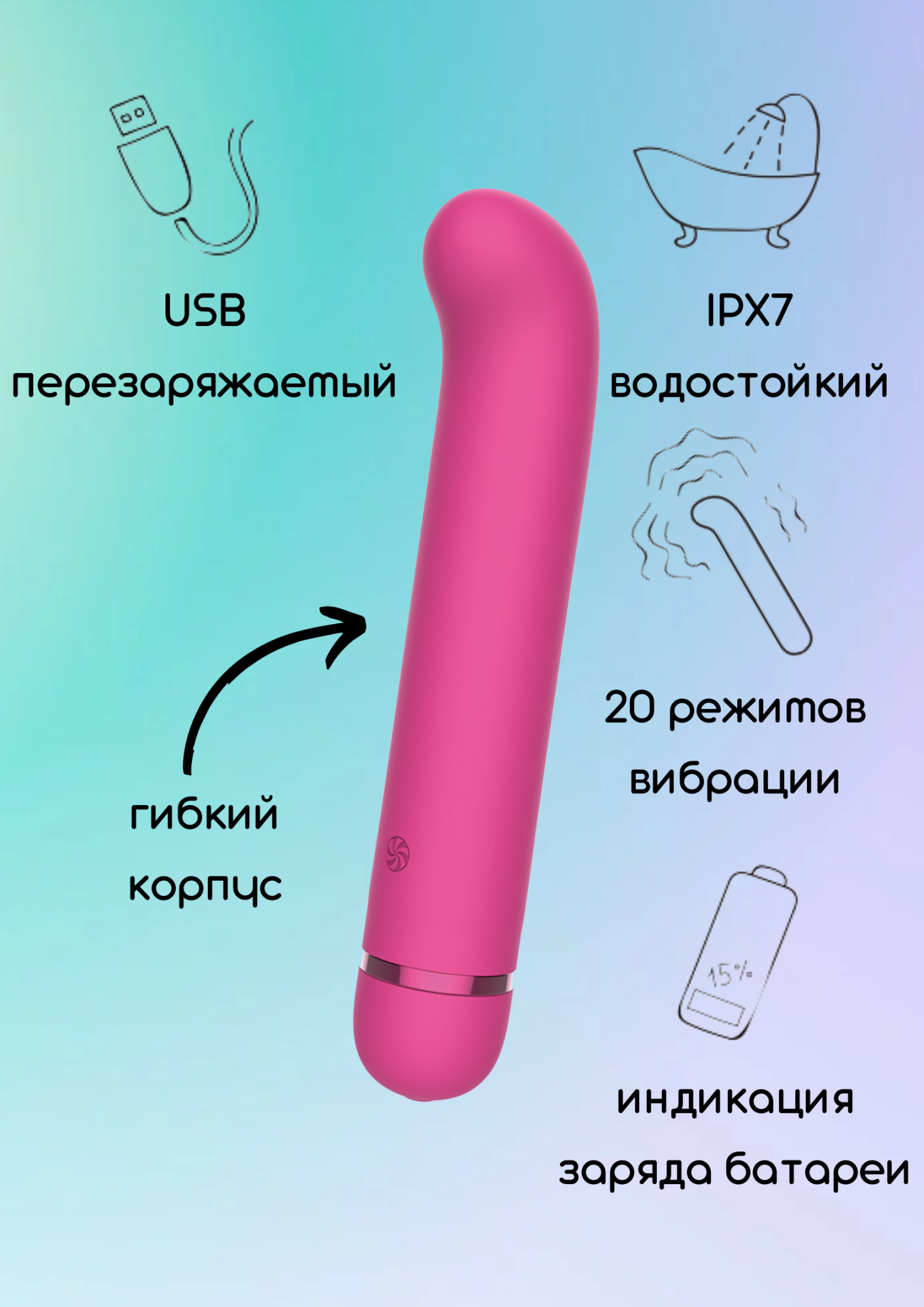 перезаряжаемый вибратор fantasy flamie pink 7912-02lola в Севастополе
