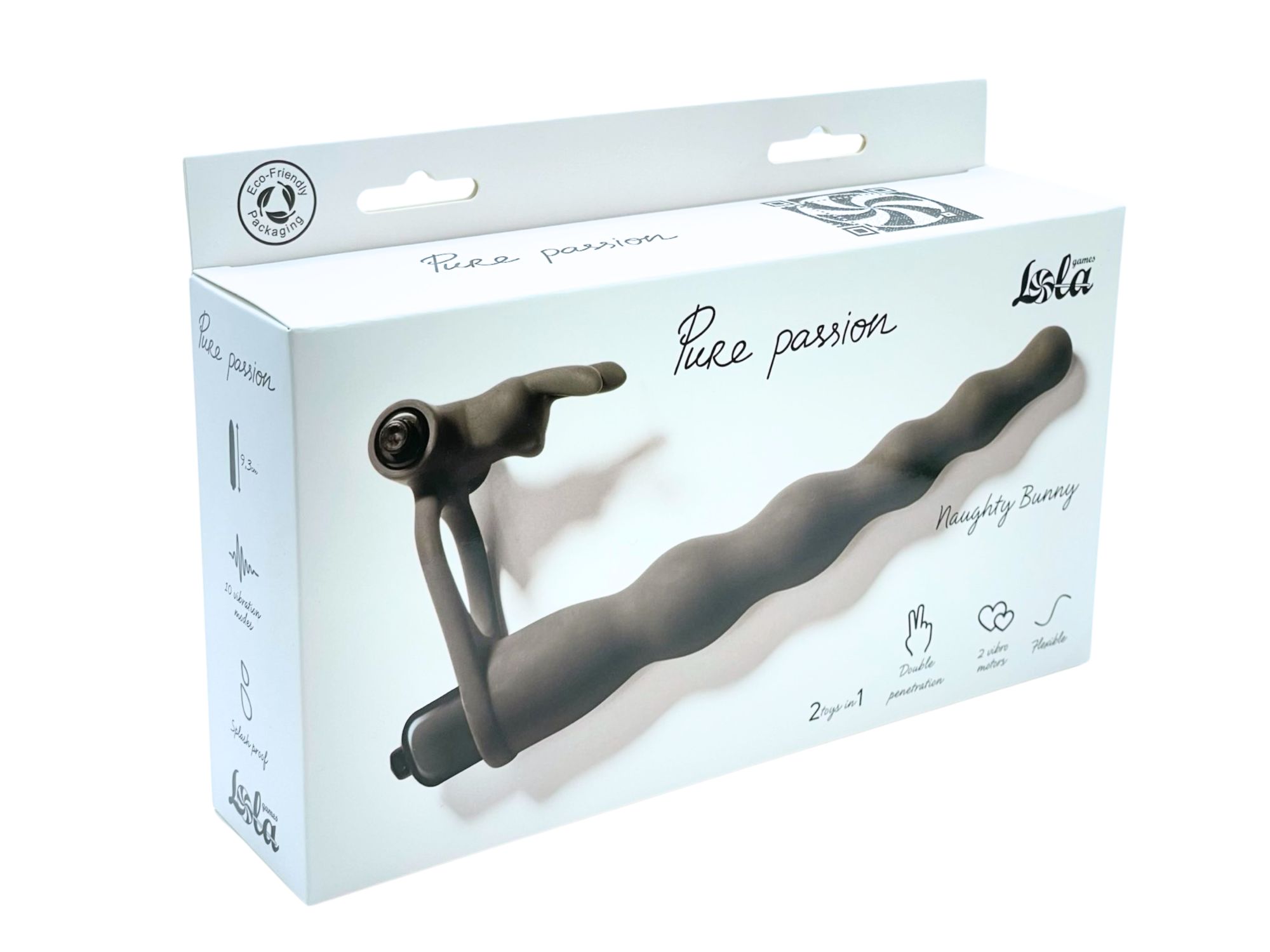 вибронасадка для двойного проникновения pure passion bunny black 1202-01lola в Севастополе