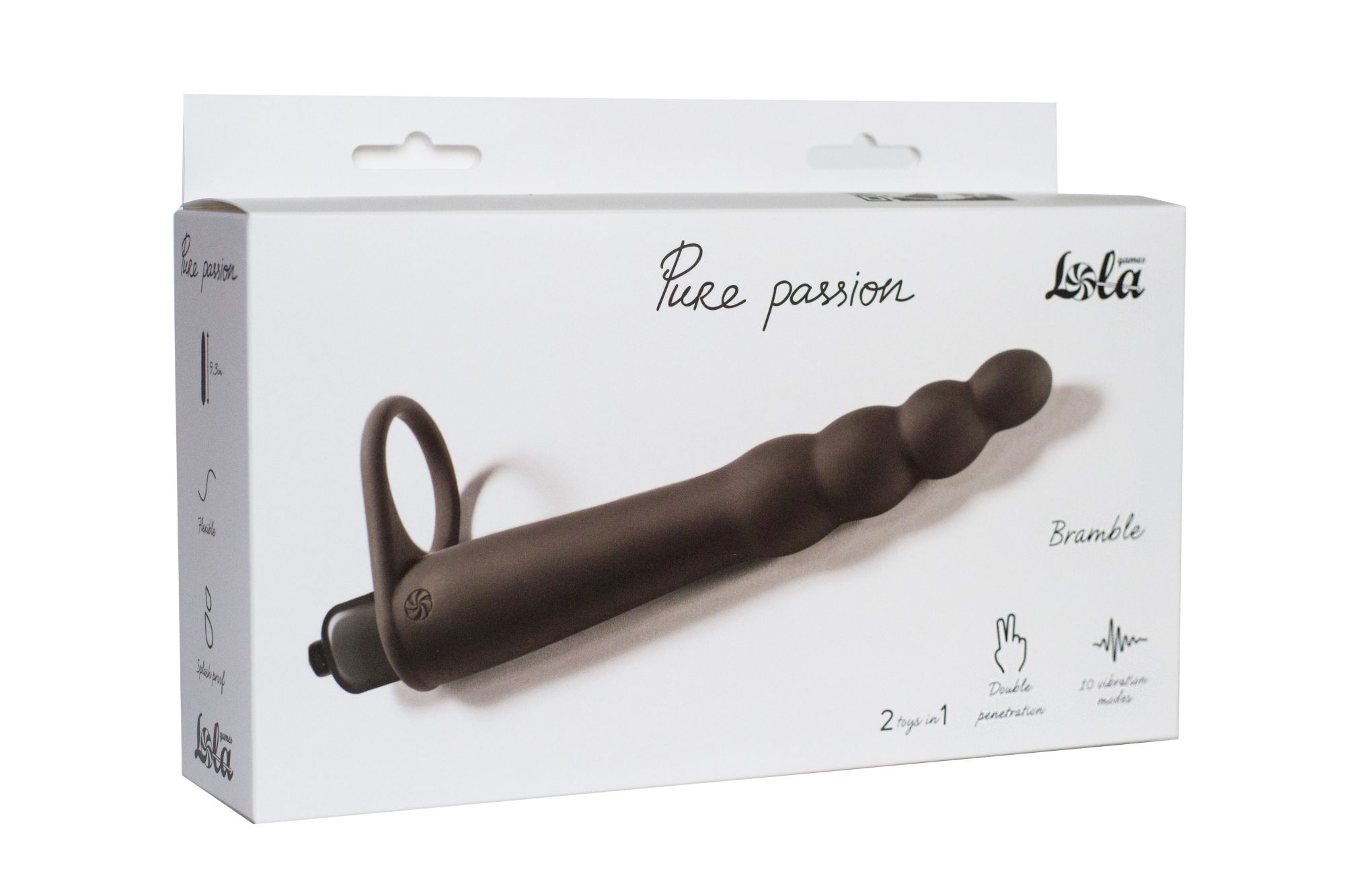 вибронасадка для двойного проникновения pure passion bramble black 1201-01lola в Севастополе