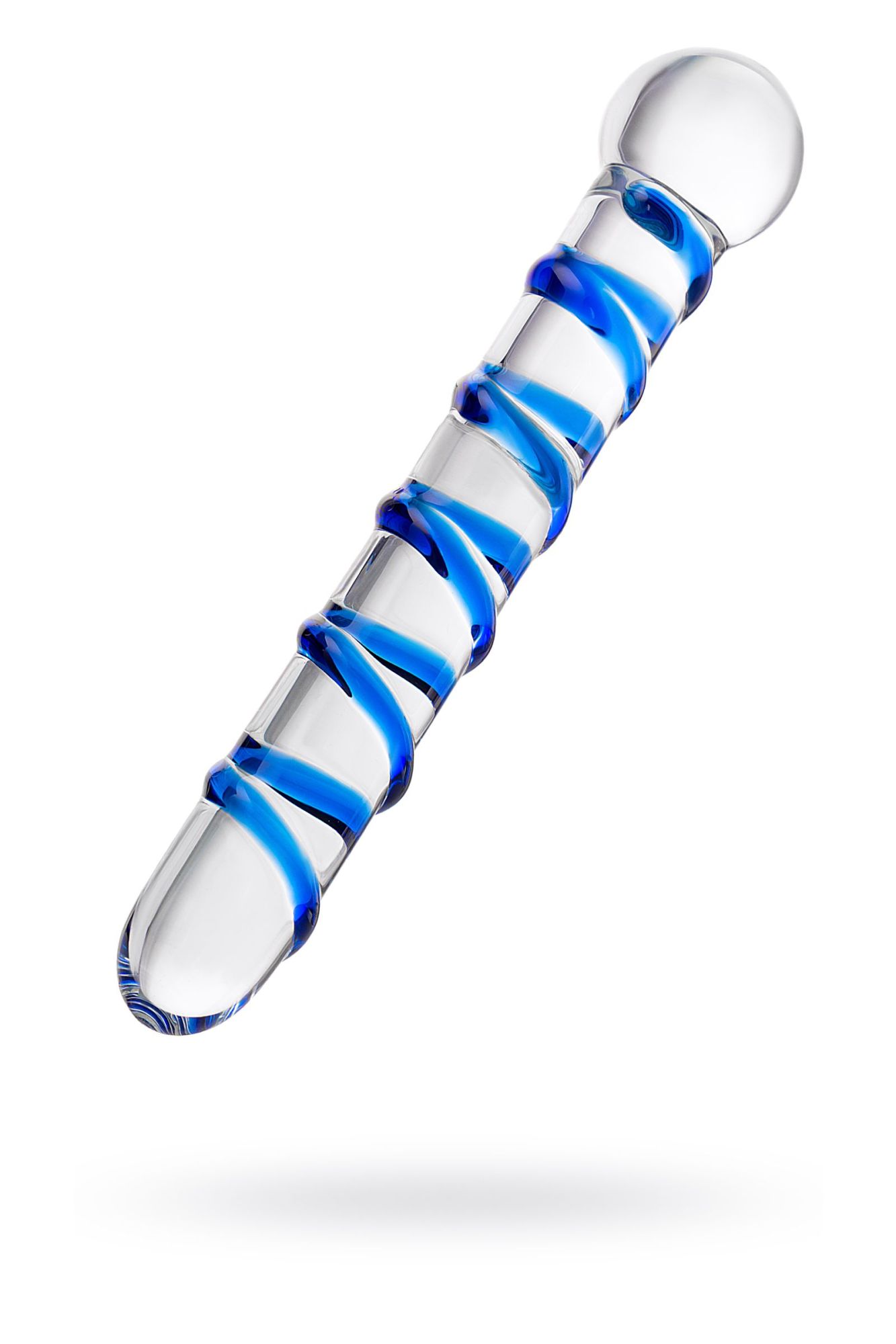 двусторонний фаллоимитатор sexus glass, стекло, прозрачный, 19 см в Севастополе