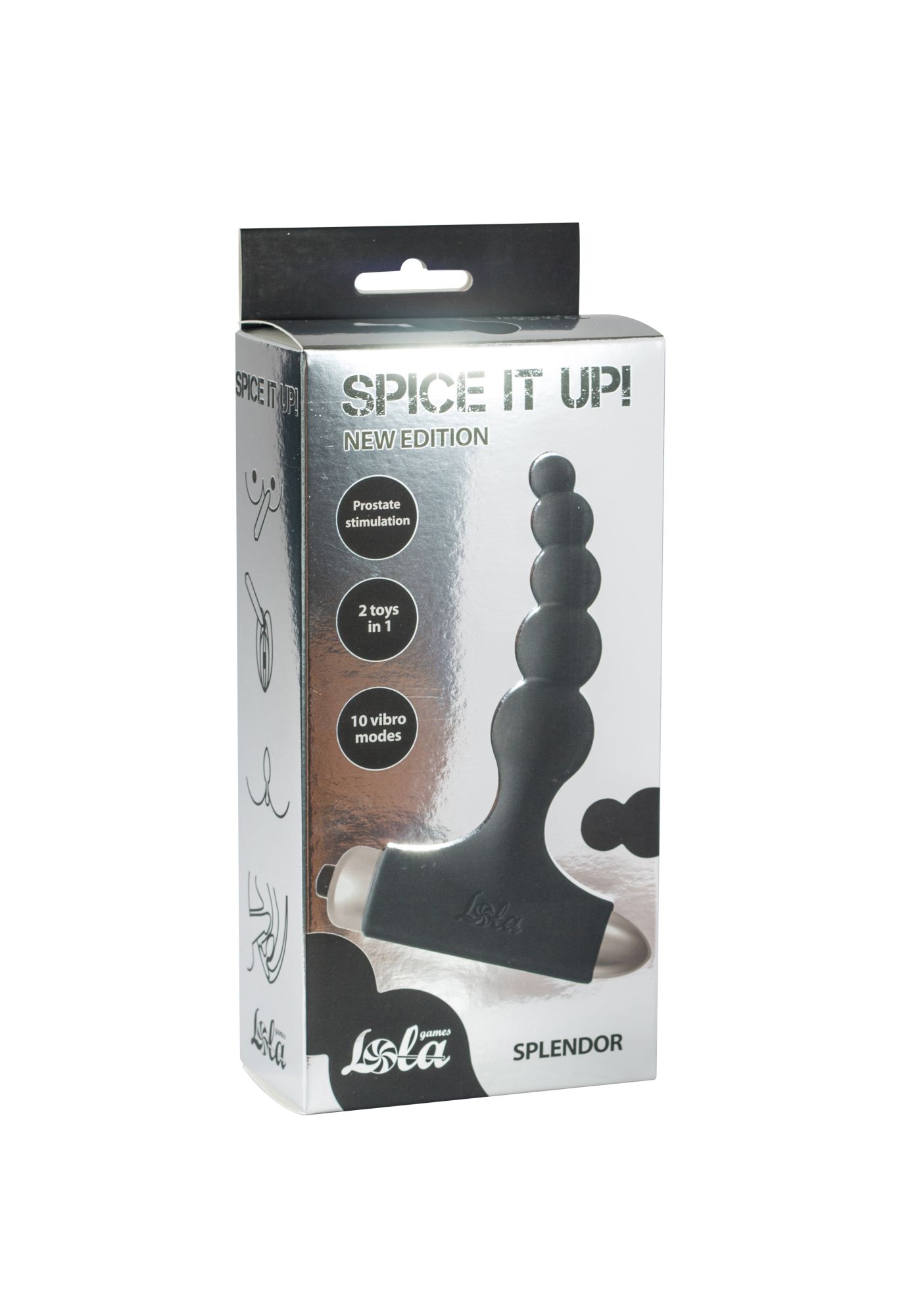 анальная пробка с вибрацией spice it up new edition splendor black 8017-01lola в Севастополе