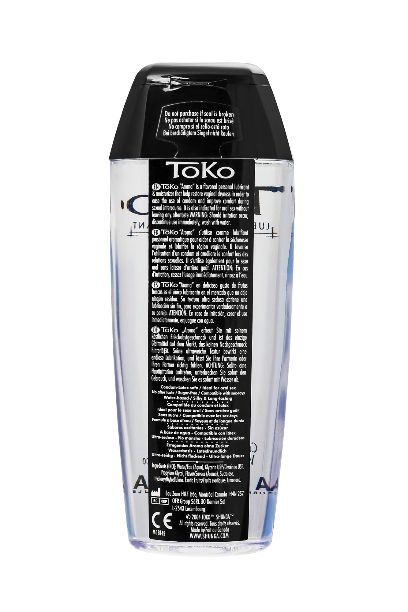 лубрикант shunga toko aroma на водной основе, кокос, 165 мл в Севастополе