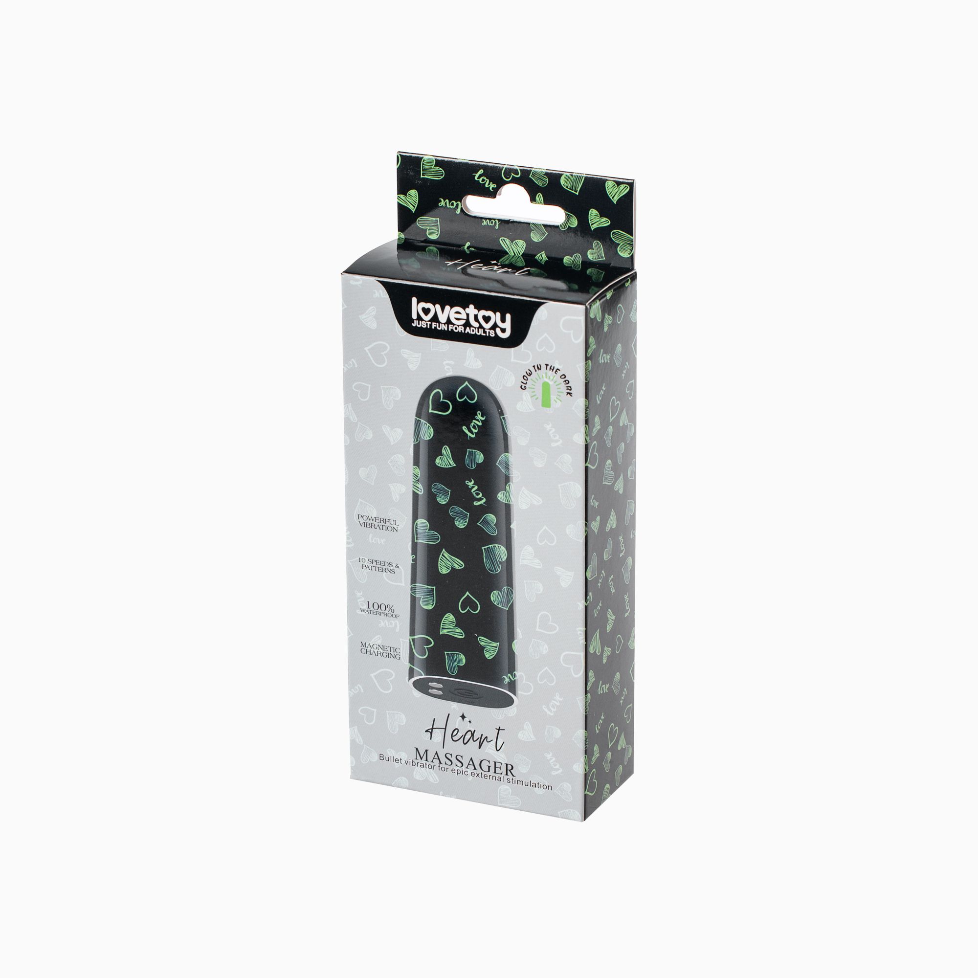  вибропуля lovetoy glow-in-the-dark heart_светится в темноте в Севастополе
