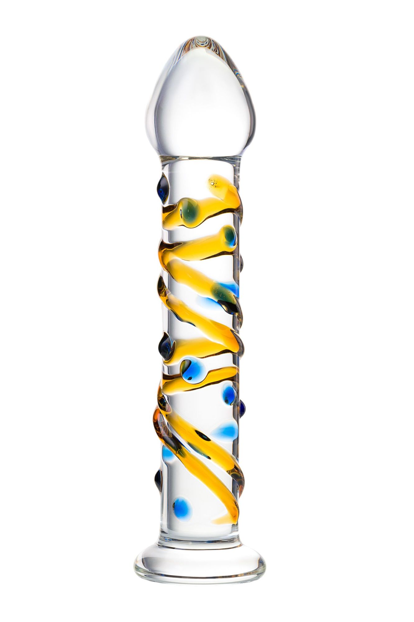 нереалистичный фаллоимитатор sexus glass, стекло, прозрачный, 17,5 см в Севастополе