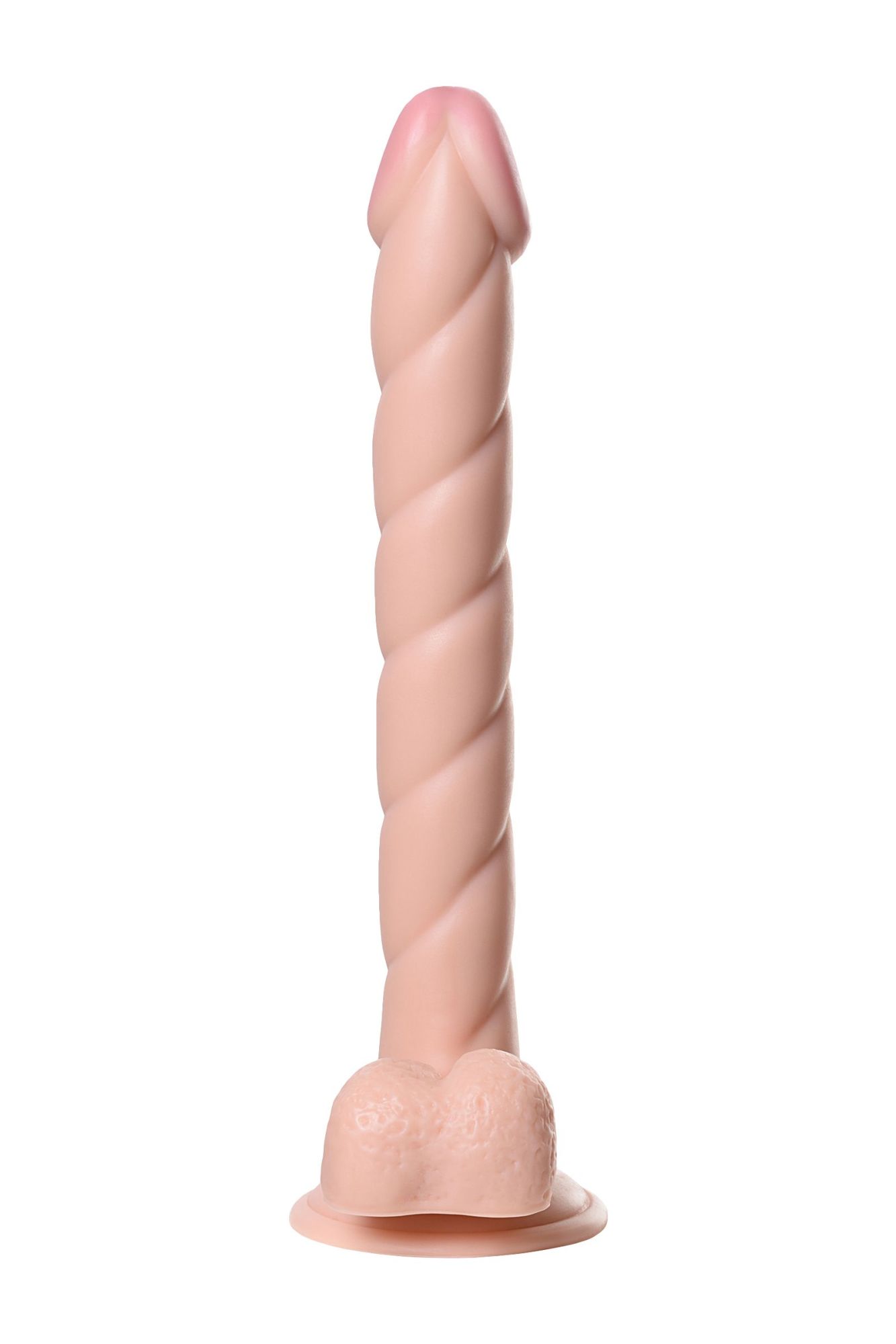 реалистичный фаллоимитатор toyfa realstick nude, pvc, телесный, 31,5 см в Севастополе
