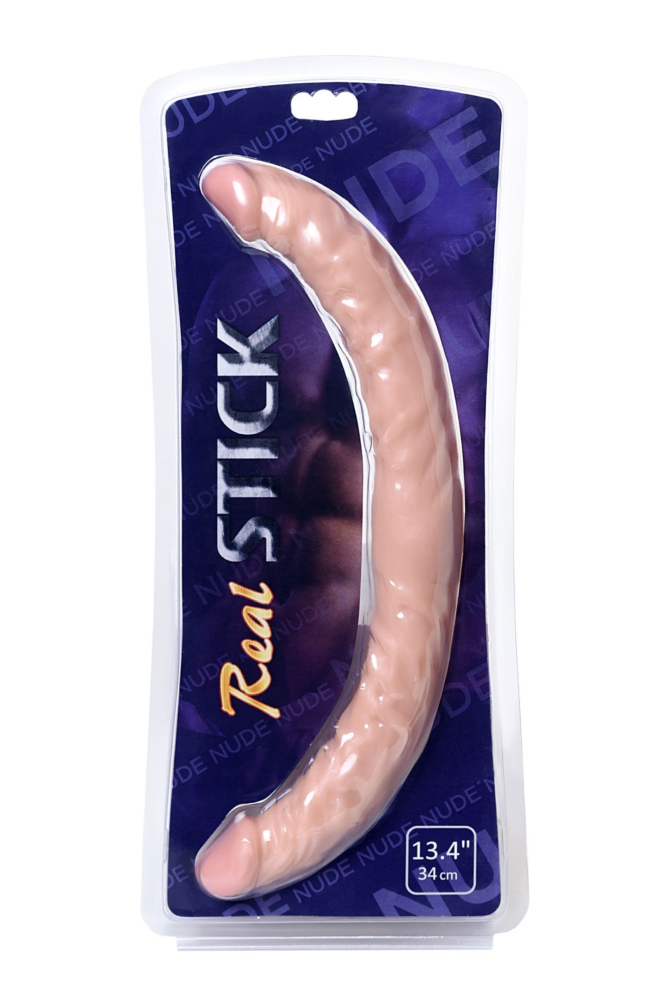 двусторонний фаллоимитатор toyfa realstick nude реалистичный, pvc, телесный, 42,5 см в Севастополе