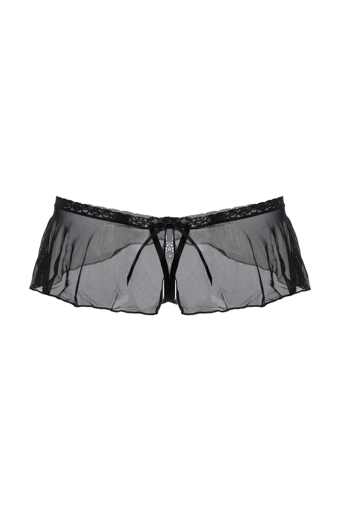 Эротическое стринги с юбочкой softline collection, черный, s/m в Севастополе