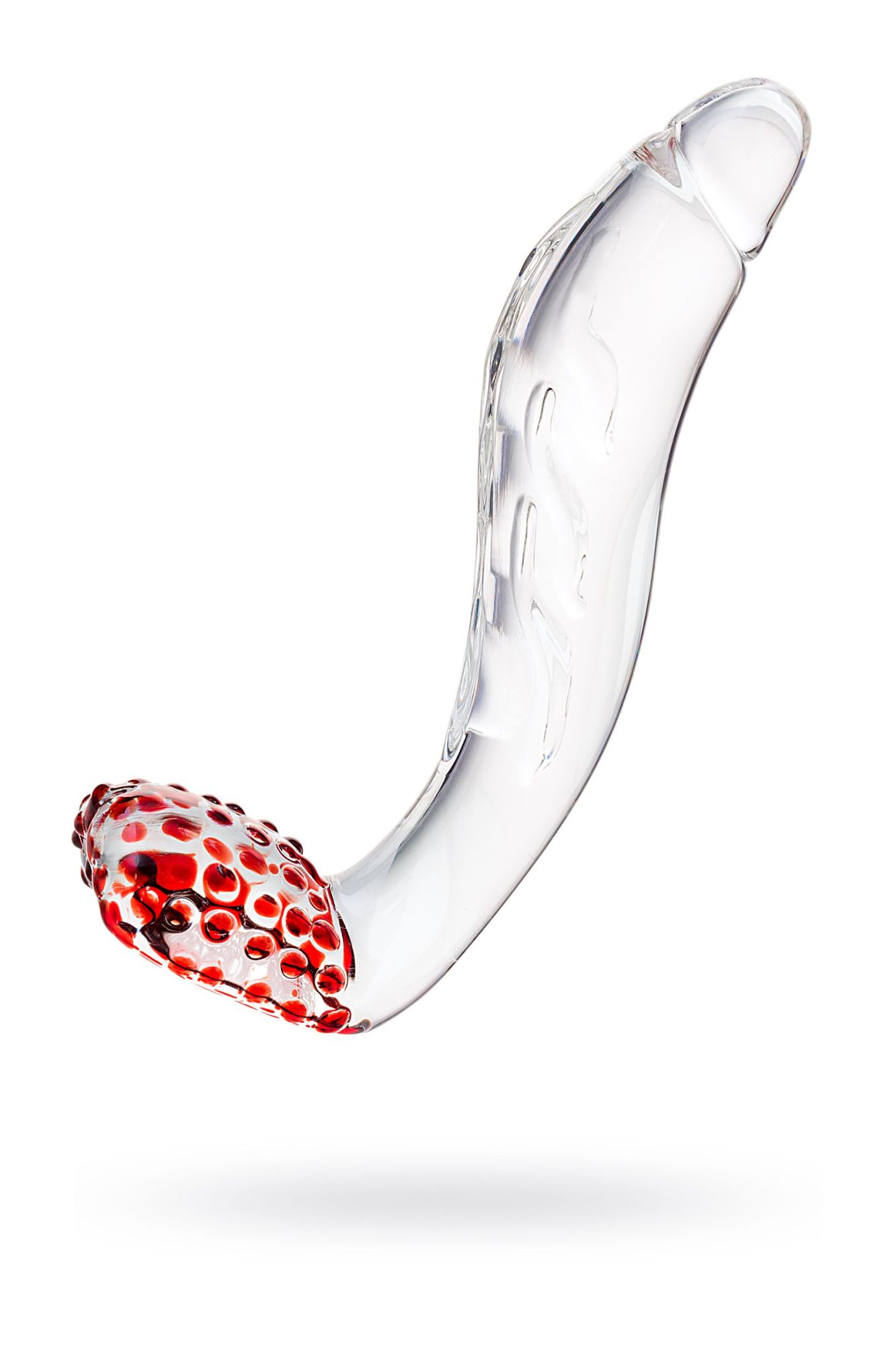нереалистичный фаллоимитатор sexus glass, стекло, прозрачный, 17,5 см в Севастополе