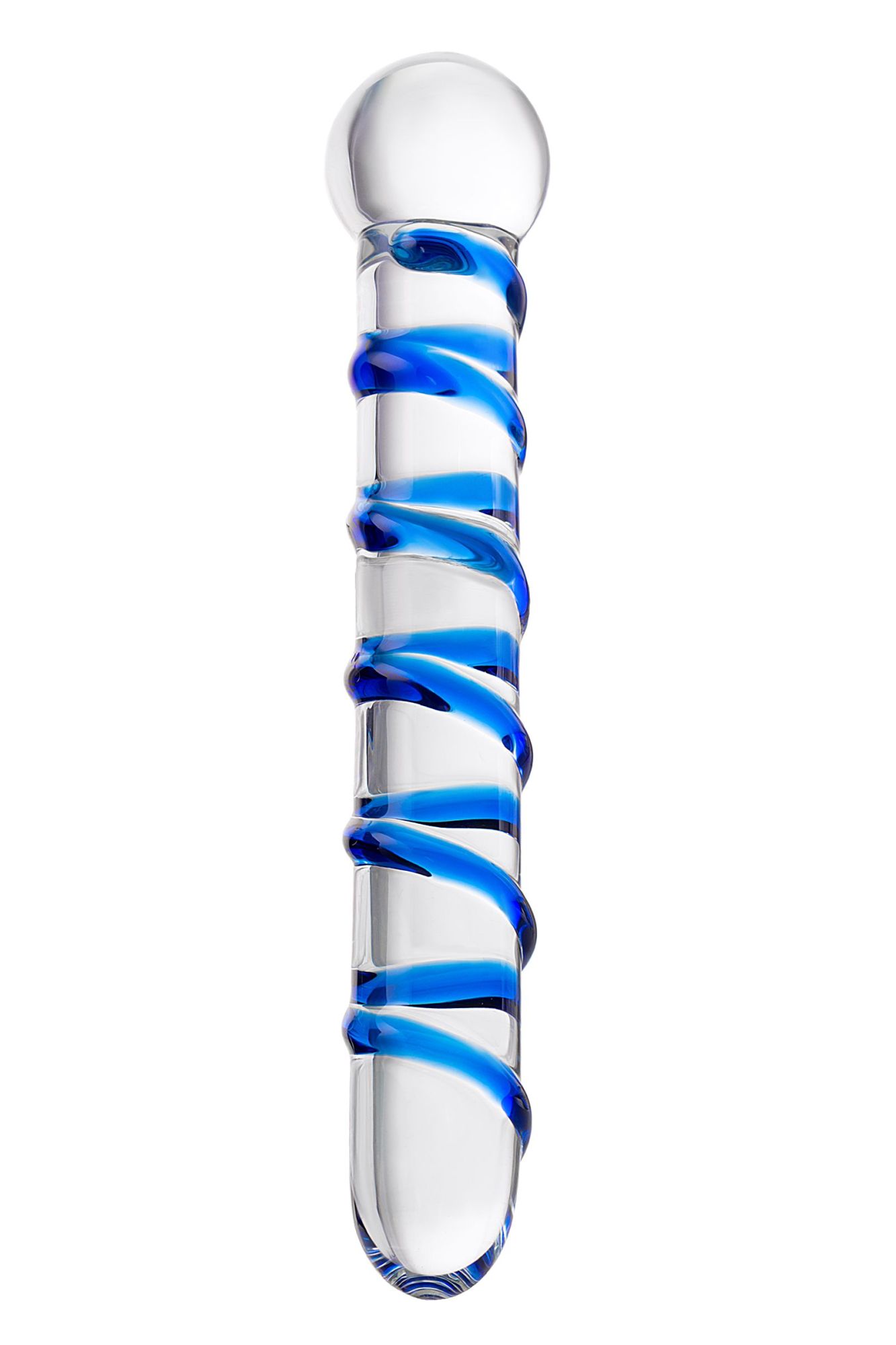 двусторонний фаллоимитатор sexus glass, стекло, прозрачный, 19 см в Севастополе