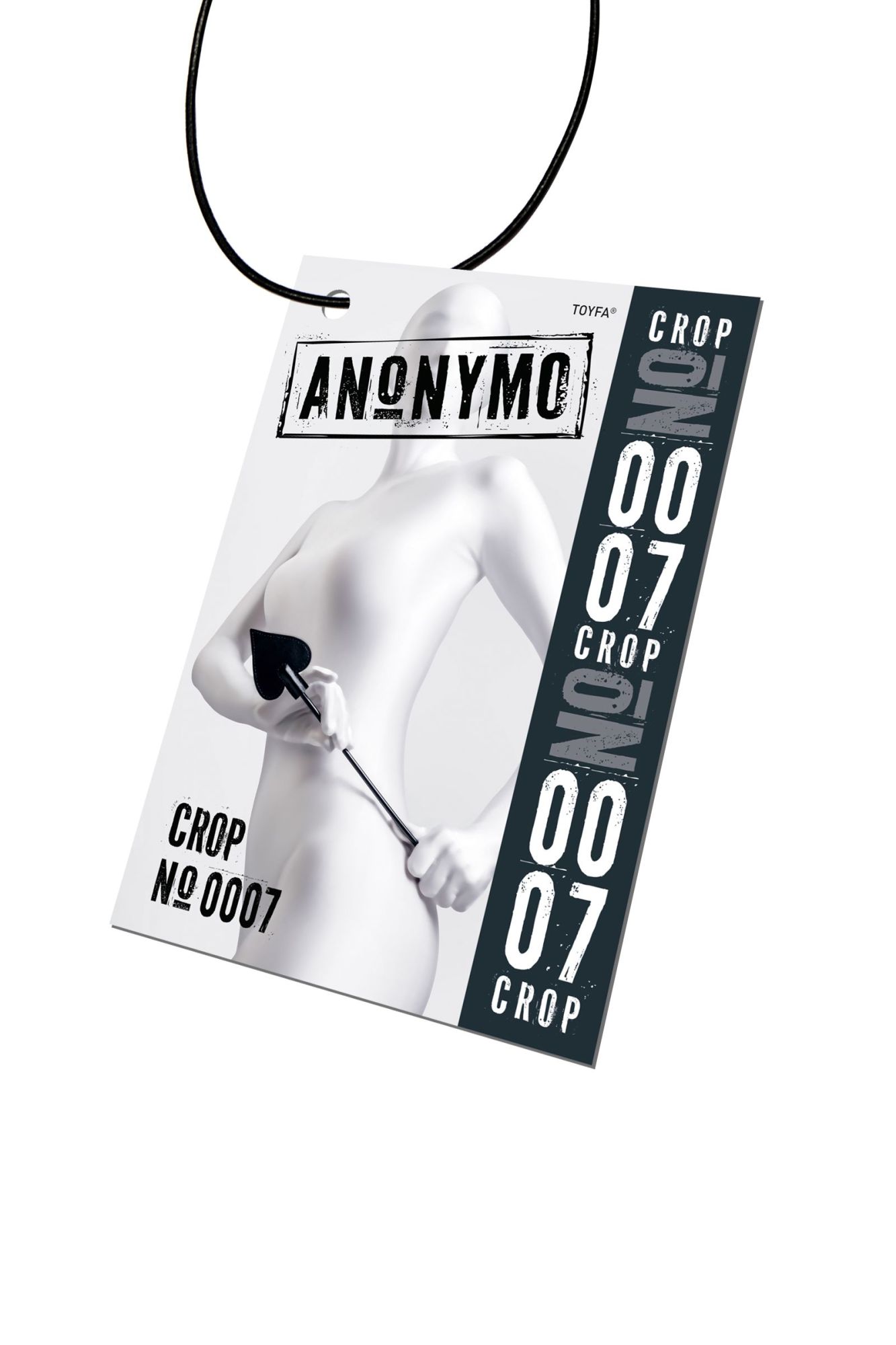 стек anonymo #0007, pu кожа, чёрный, 36 см в Севастополе