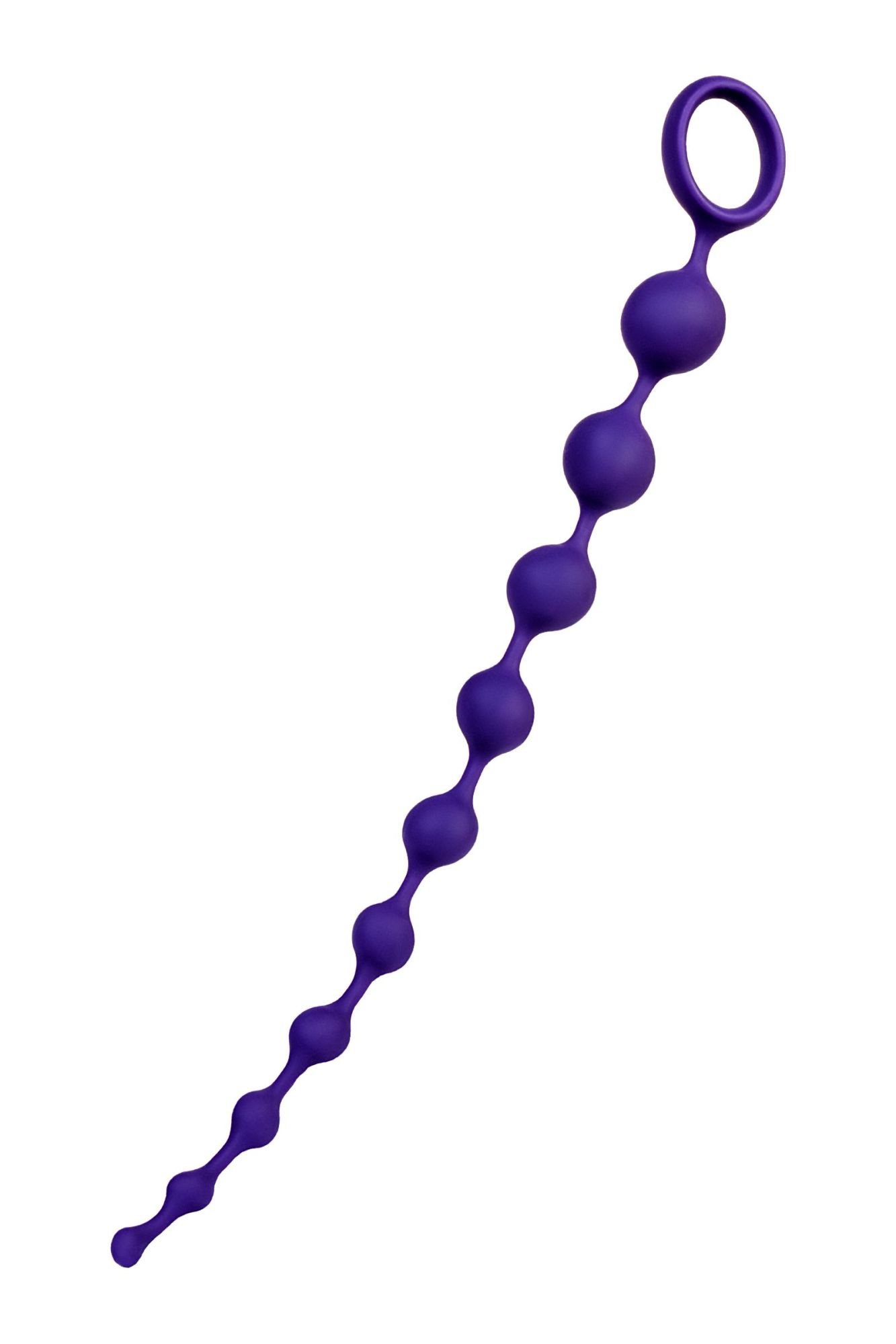 анальная цепочка todo by toyfa grape, силикон, фиолетовая, 35 см, ø 2,7 см в Севастополе