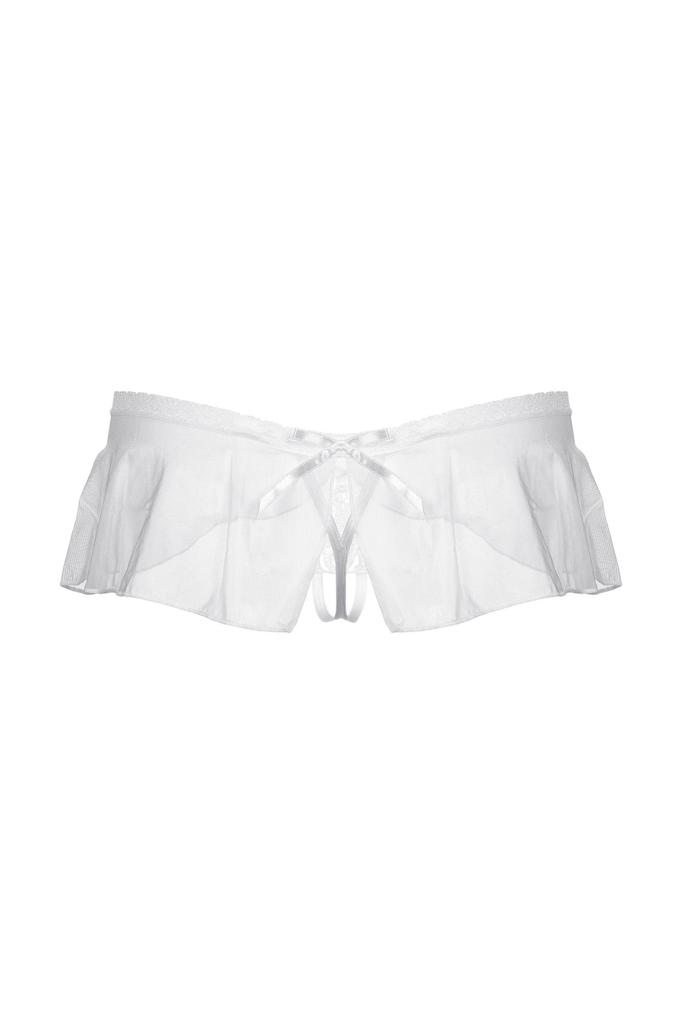 Эротическое стринги с юбочкой softline collection, белый, m/l в Севастополе