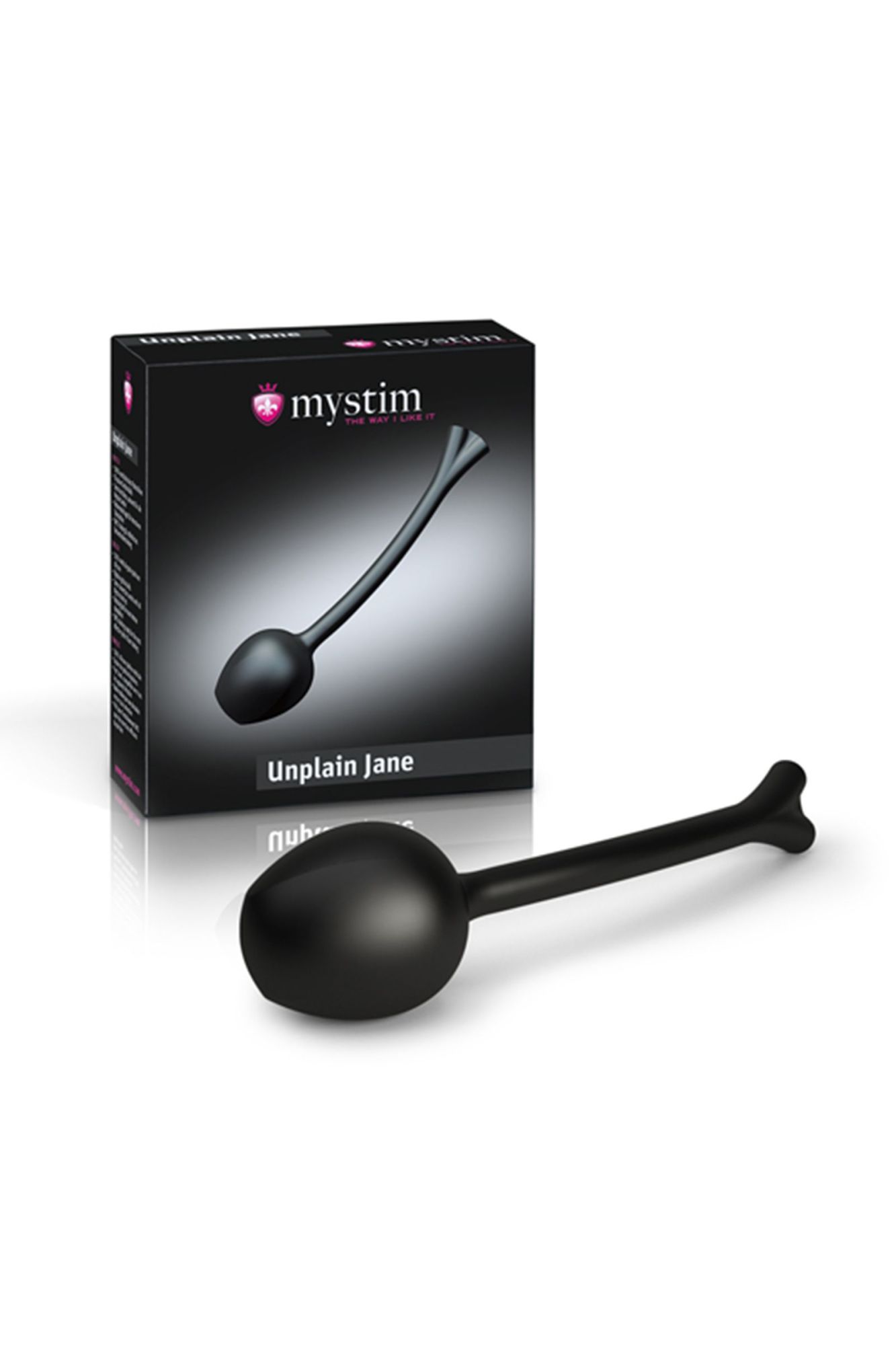 вагинальные шарики mystim mono unplain jane geisha balls, электростимуляция, силикон, черные, ø 3,3 в Севастополе