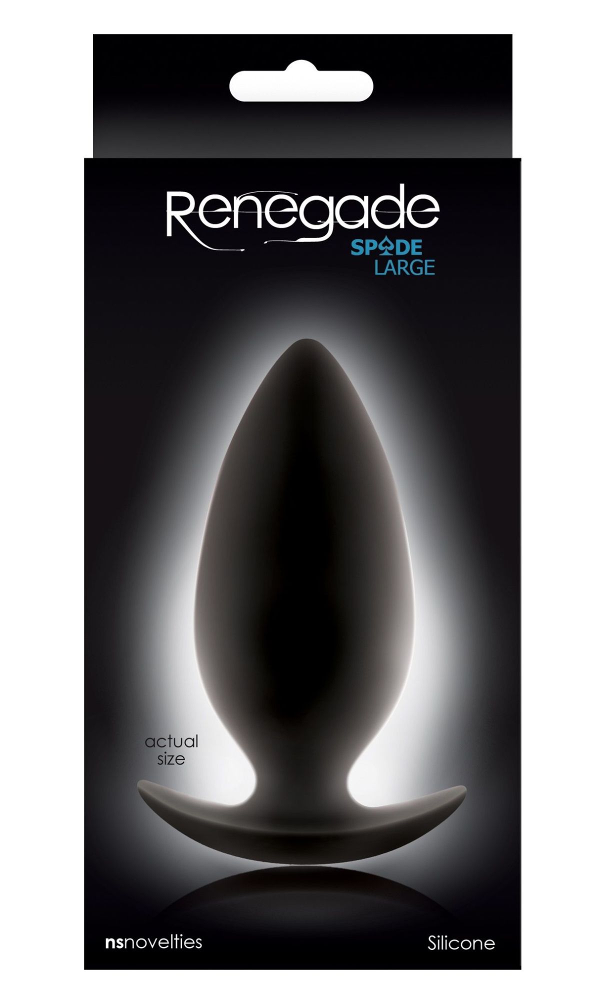 анальная пробка ns novelties renegade spade большая, черная в Севастополе