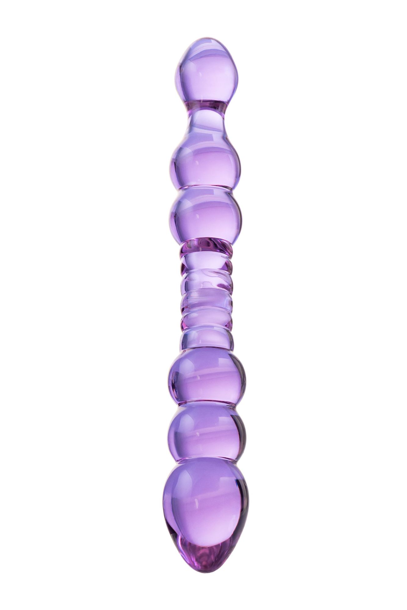двусторонний фаллоимитатор sexus glass, стекло, розовый, 22,5 см в Севастополе