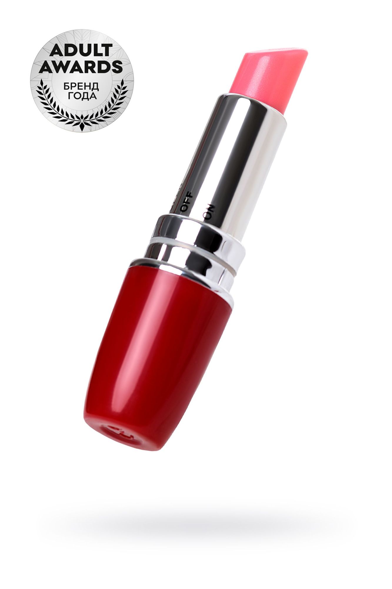 вибромассажер a-toys by toyfa lipstick, abs пластик, красный, 9 см в Севастополе