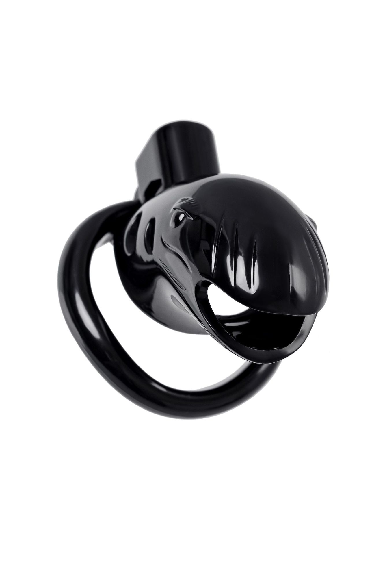 пояс верности мужской black&red by toyfa, abs пластик, черный, 10 см в Севастополе
