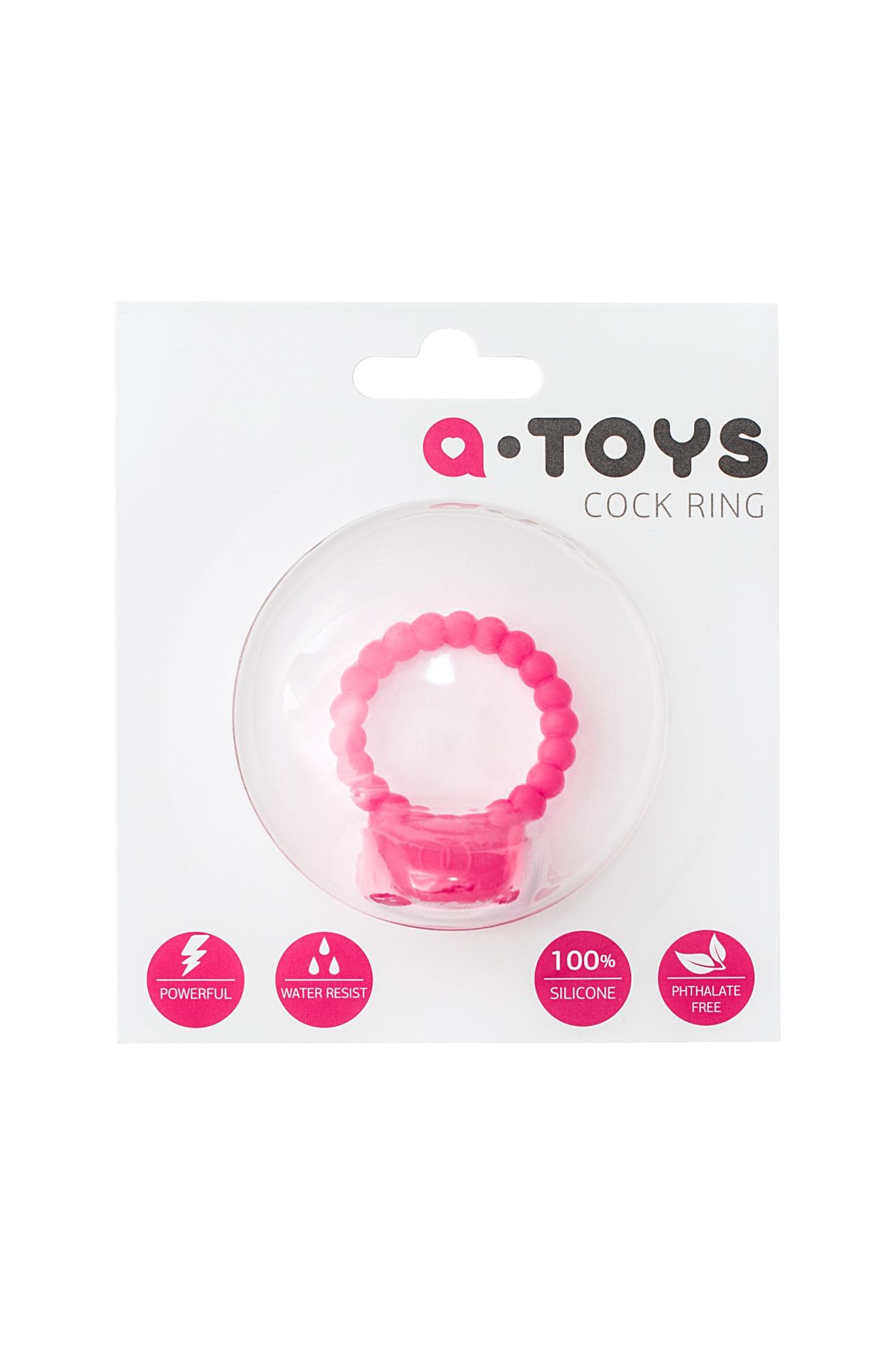 эрекционное кольцо на пенис toyfa a-toys, силикон, розовый, ø 3,5 см в Севастополе