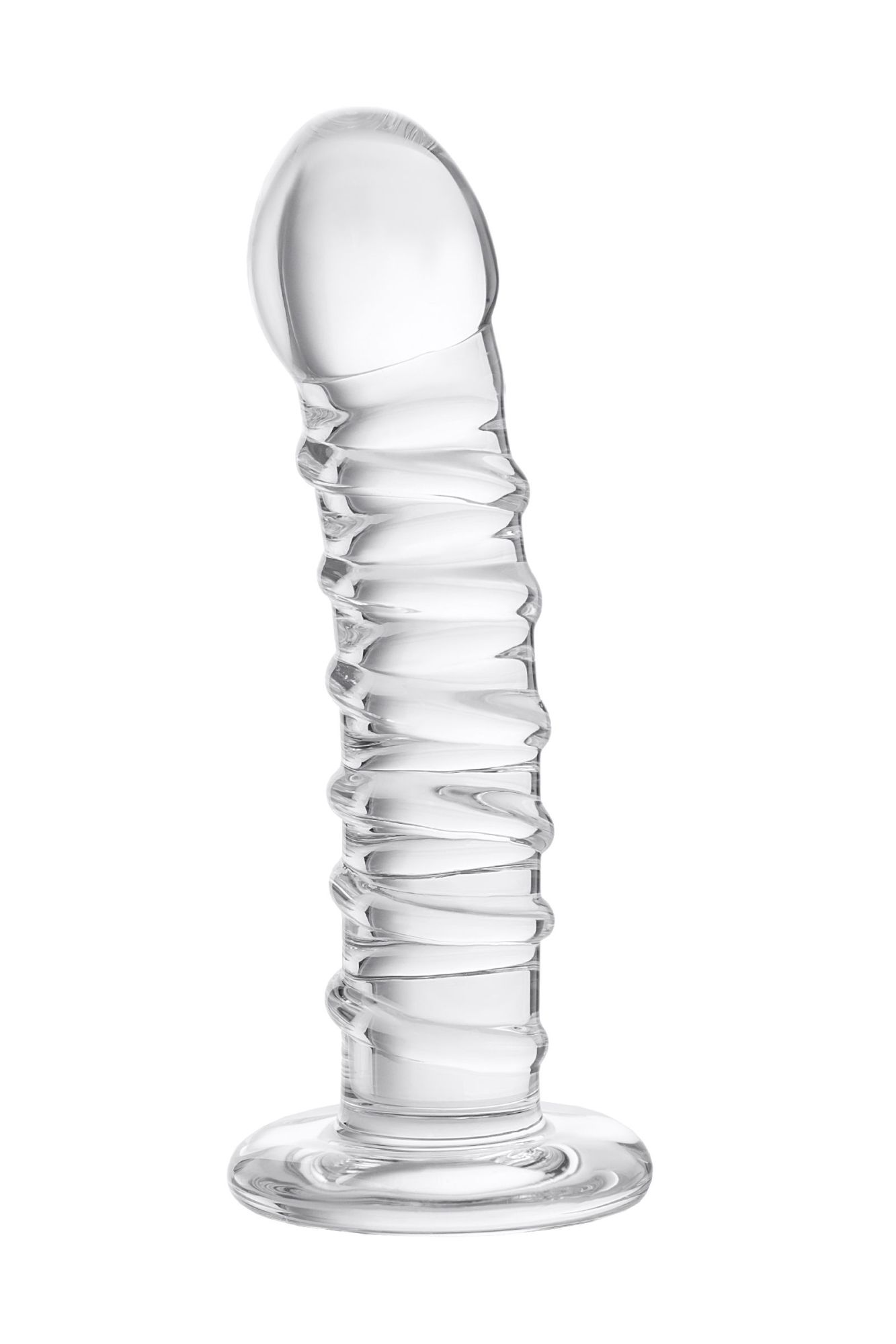 нереалистичный фаллоимитатор sexus glass, стекло, прозрачный, 16 см в Севастополе