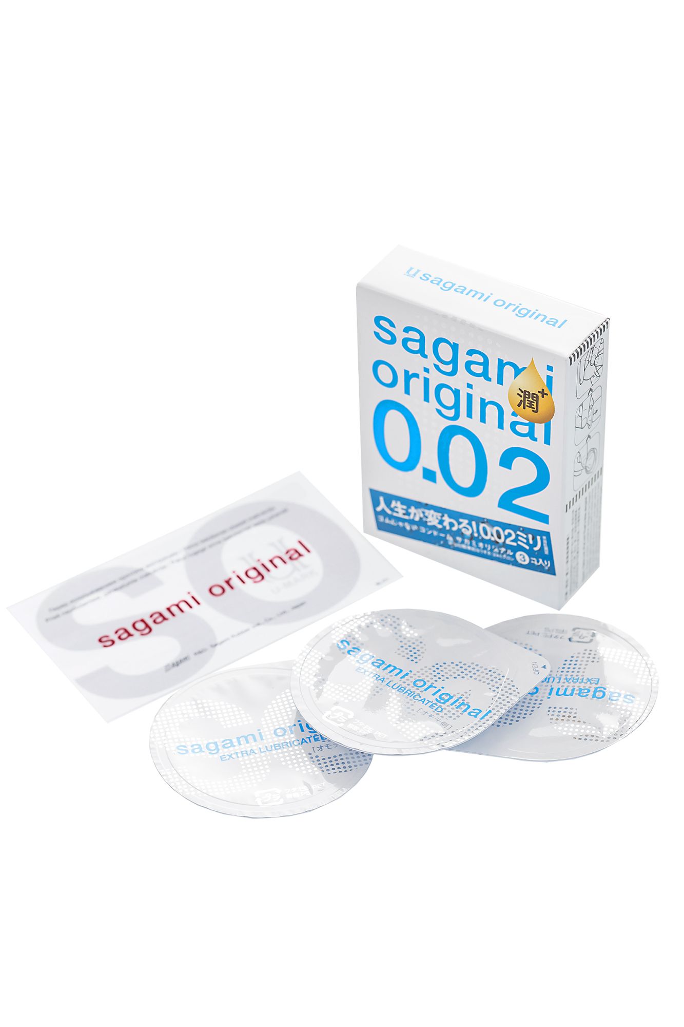 презервативы sagami, original 0.02, extra lub, полиуретан, 19 см, 3 шт. в Севастополе