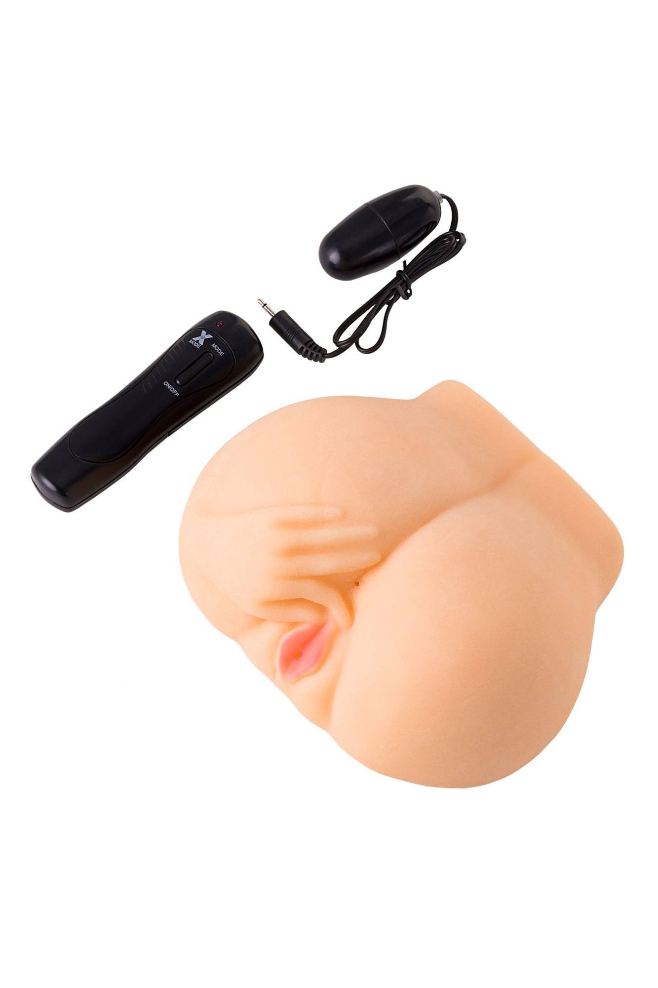 мастурбатор реалистичный toyfa juicy pussy chantal с вибрацией, вагина и анус, tpr, телесный, 14,5 с в Севастополе