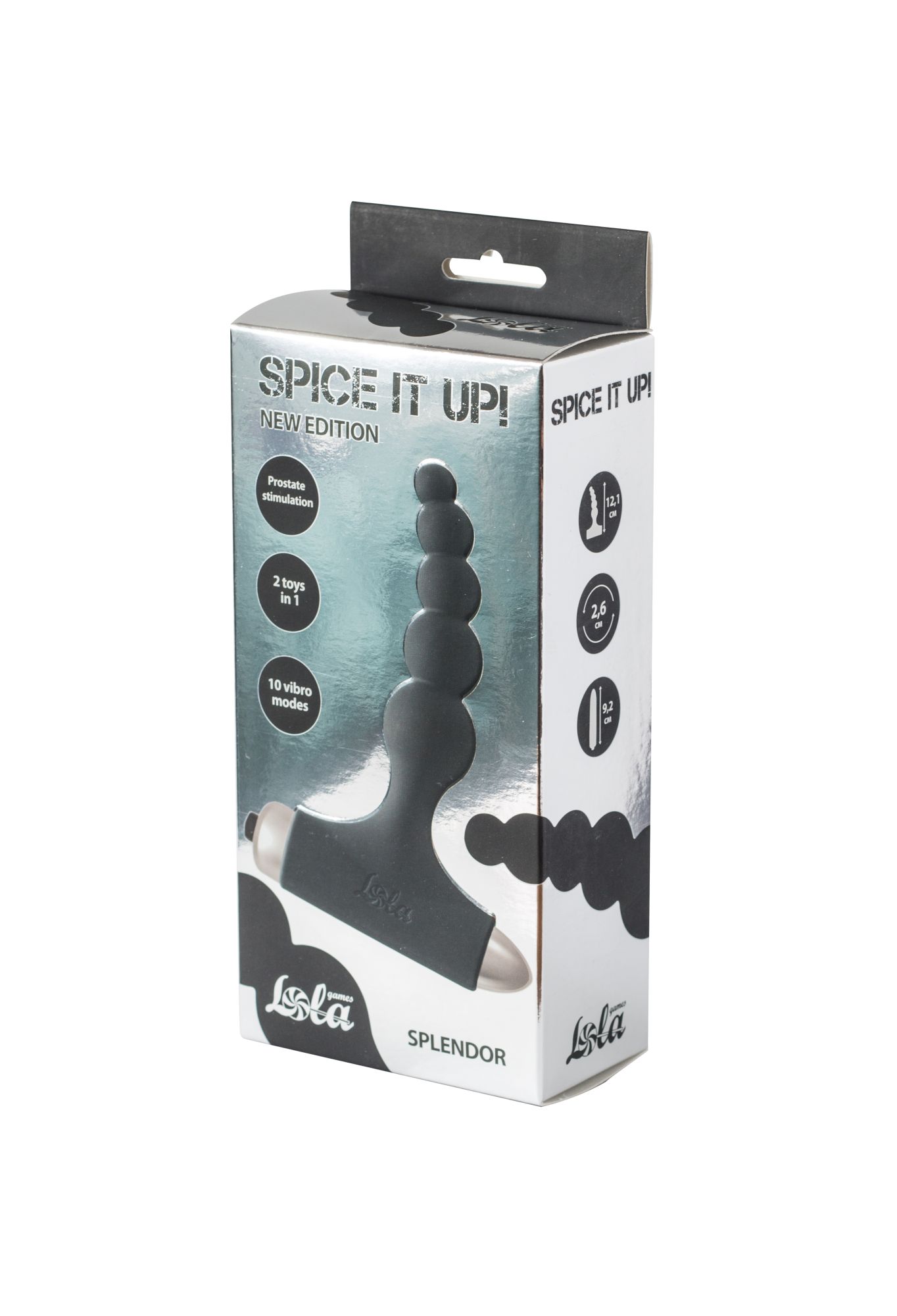 анальная пробка с вибрацией spice it up new edition splendor black 8017-01lola в Севастополе