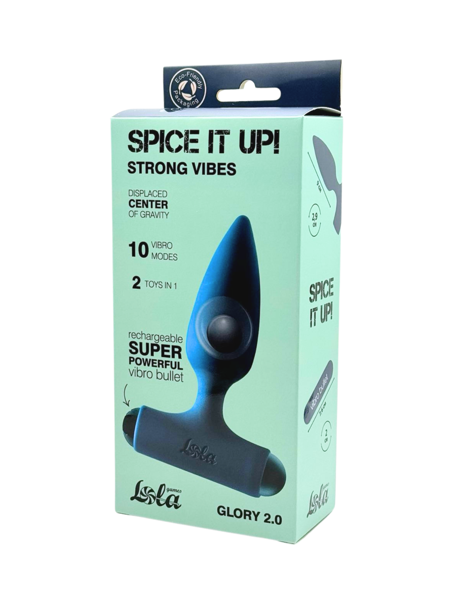 анальная пробка с перезаряжаемой вибропулей spice it up glory 2.0 8015-05lola в Севастополе
