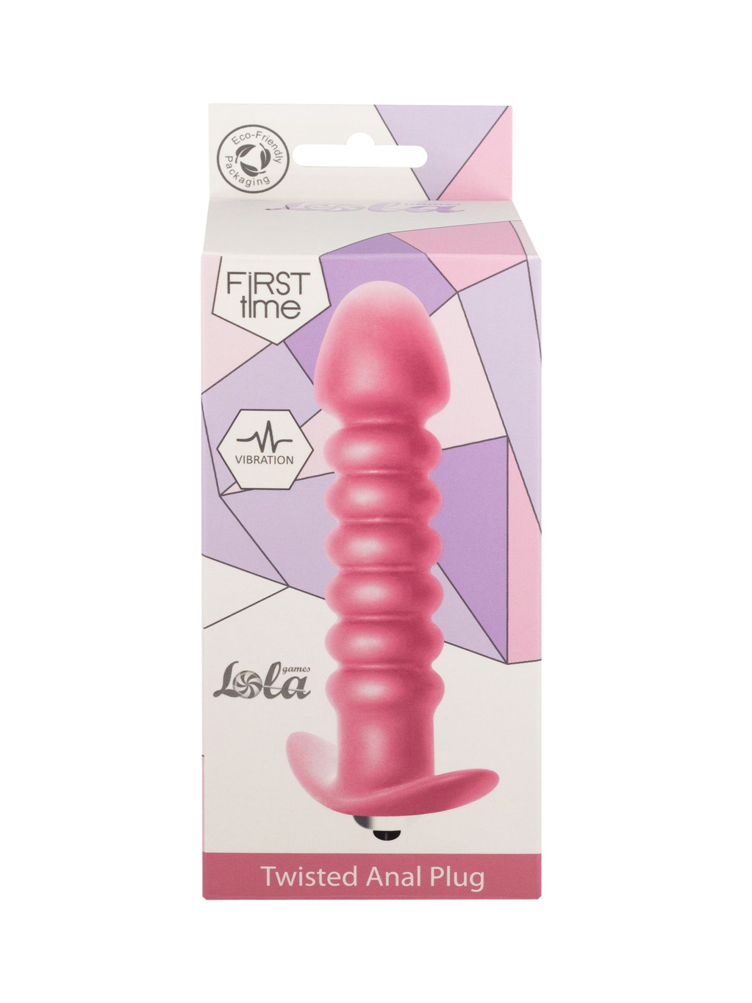 анальная пробка с вибрацией twisted anal plug pink (батарейки ааа) 5007-01lola в Севастополе