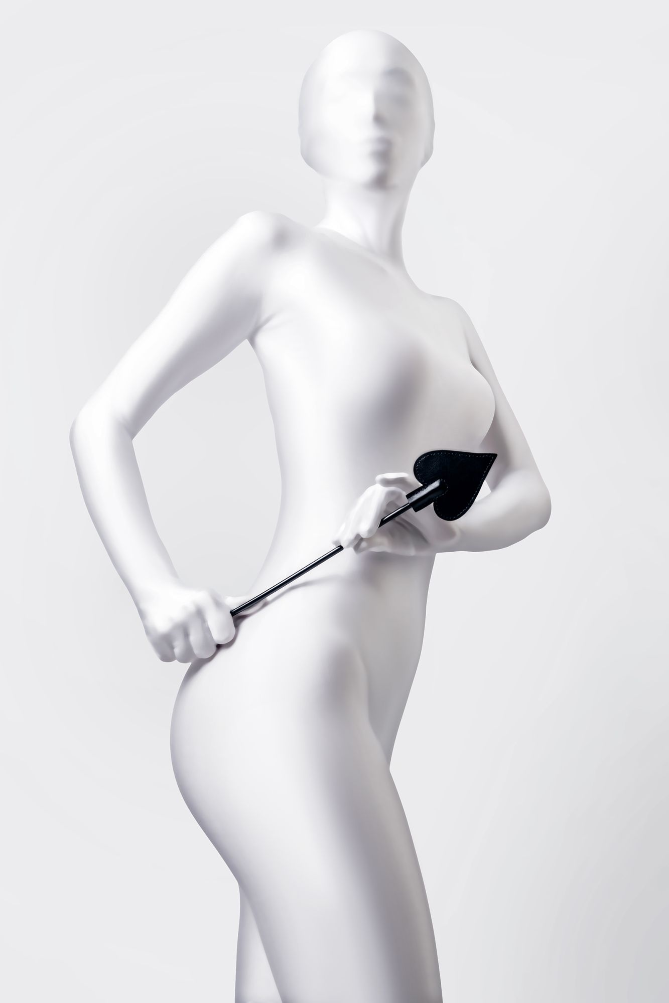 стек anonymo #0007, pu кожа, черный, 36 см в Севастополе