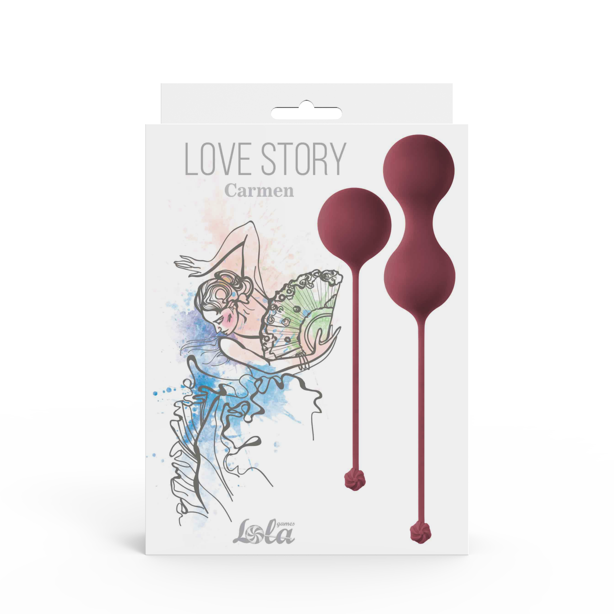 набор вагинальных шариков love story carmen wine red 3011-02lola в Севастополе