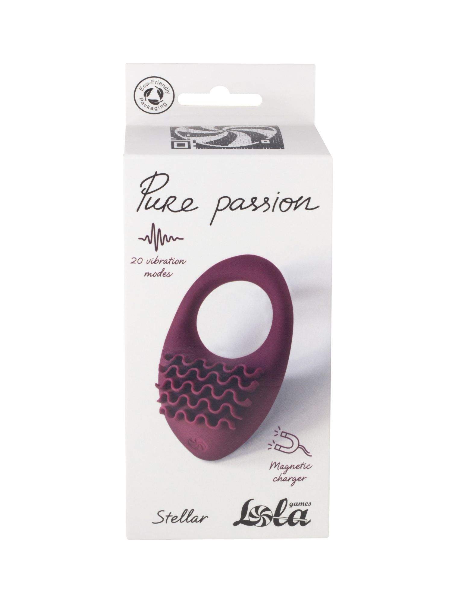 перезаряжаемое эрекционное виброкольцо pure passion stellar wine red 1501-02lola в Севастополе