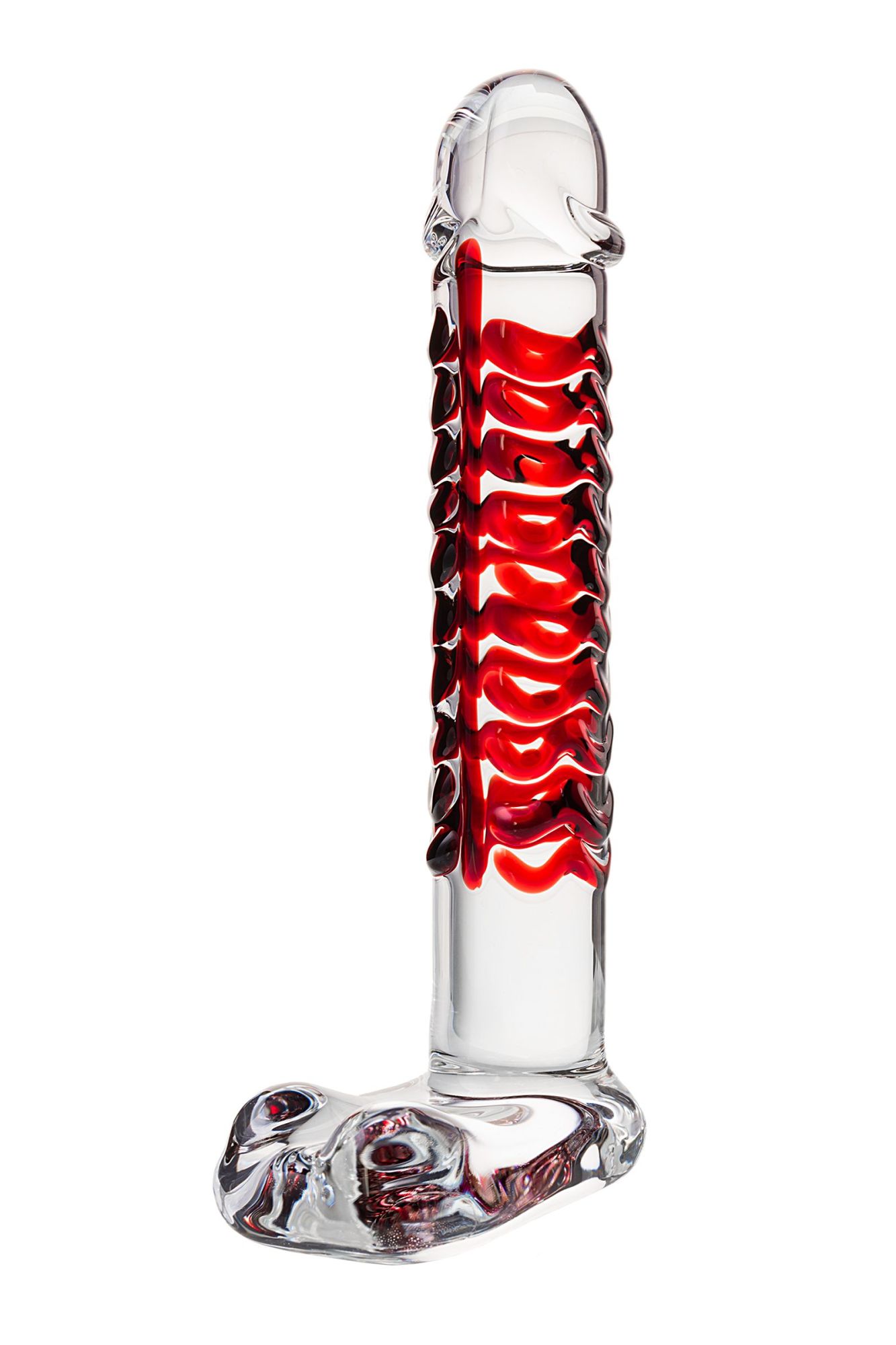 нереалистичный фаллоимитатор sexus glass, стекло, прозрачный, 16 см в Севастополе