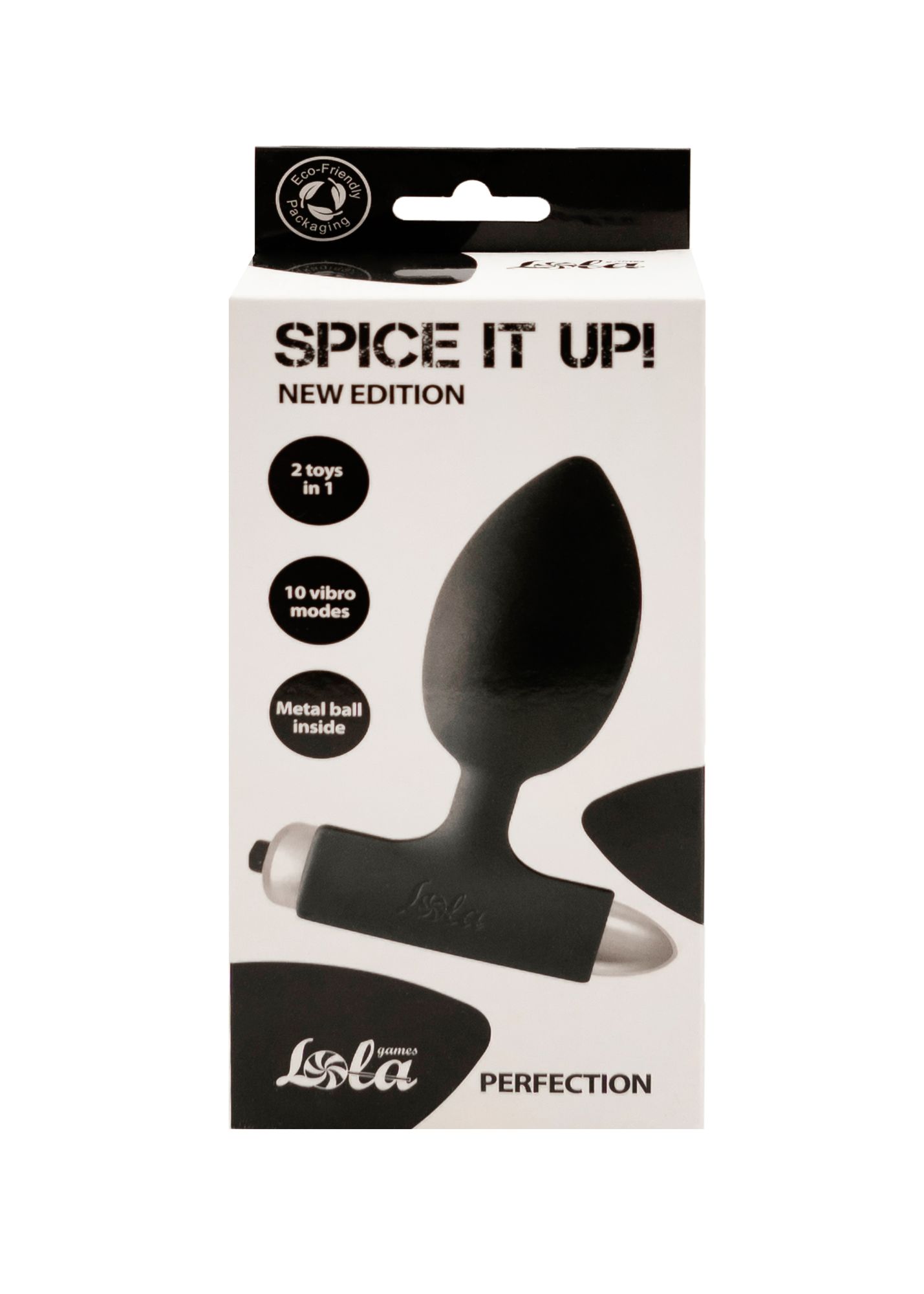 анальная пробка с вибрацией spice it up new edition perfection black 8014-01lola в Севастополе