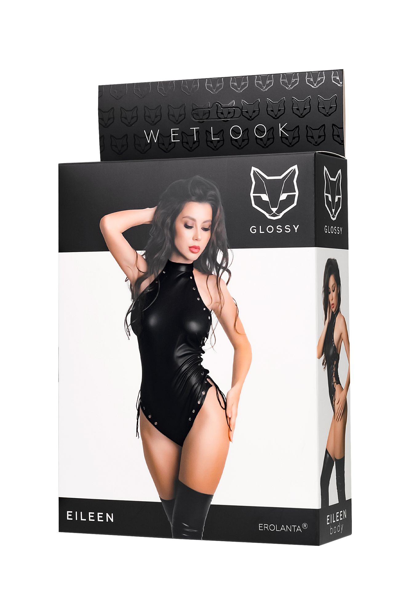 Эротическое боди glossy eileen из материала wetlook, m в Севастополе