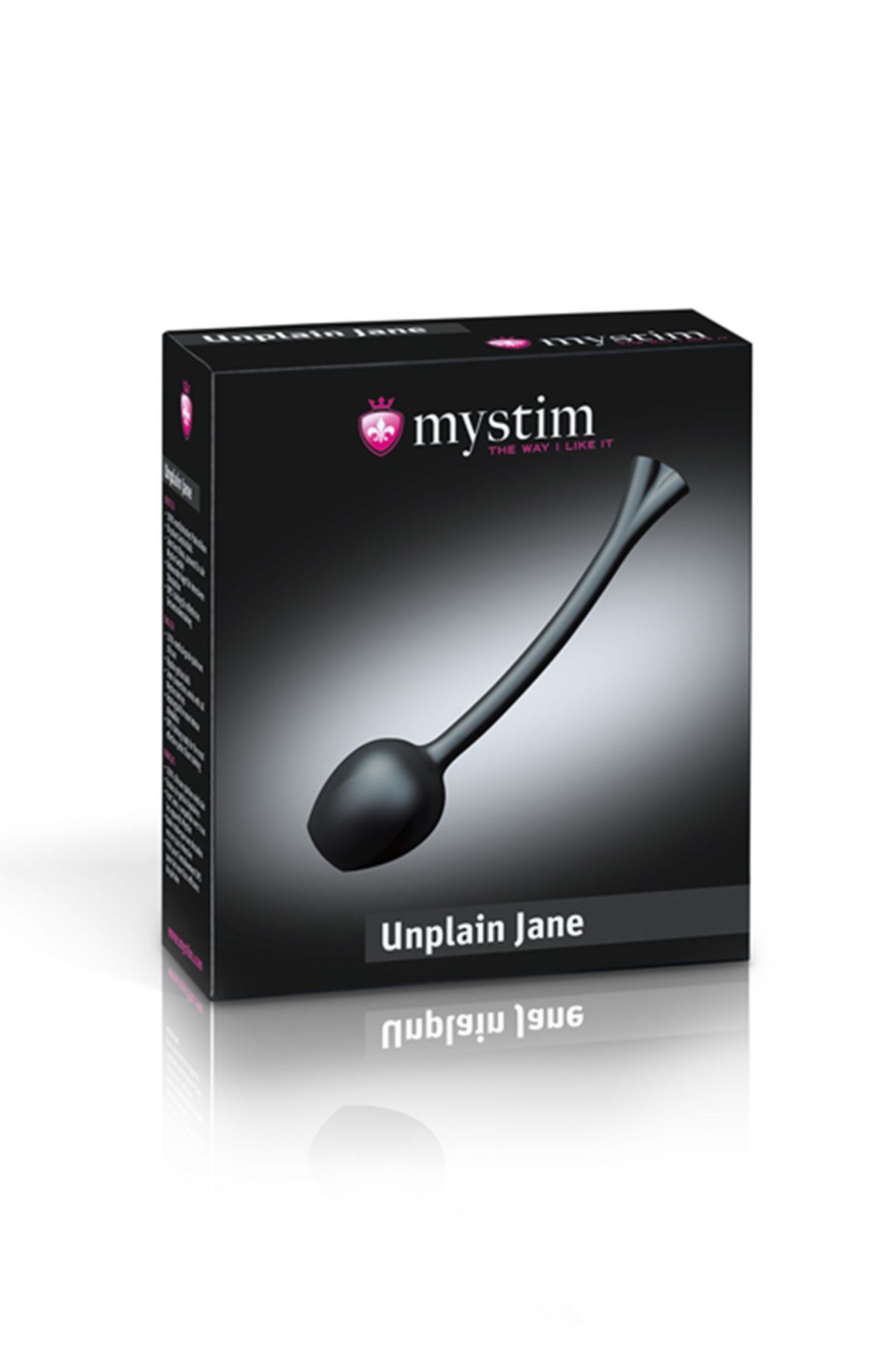 вагинальные шарики mystim mono unplain jane geisha balls, электростимуляция, силикон, черные, ø 3,3 в Севастополе